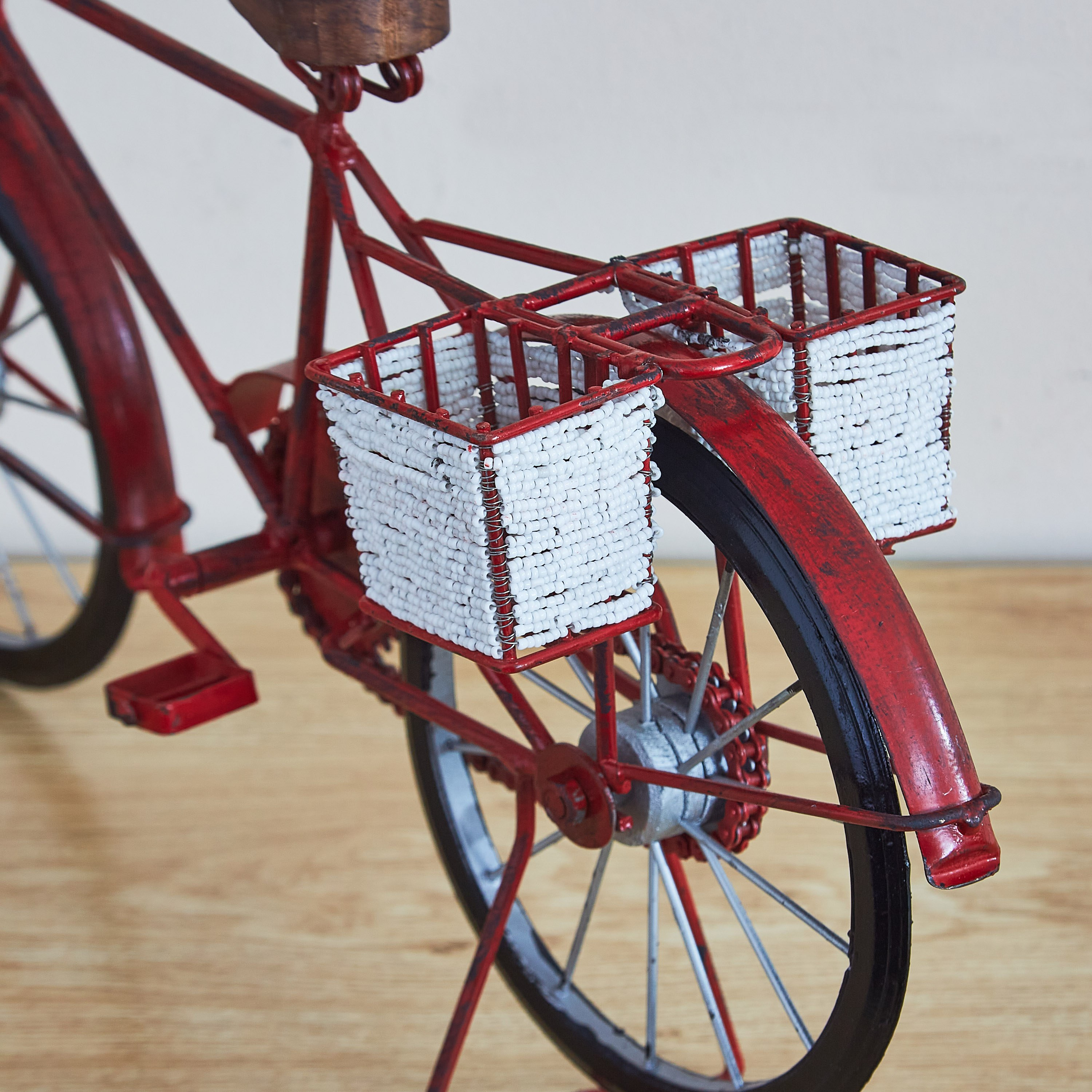 Indie Vibe Metal Cycle with Basket - 48.26x12.7x27.94 cm-hbxhomeware-homedecor-figurinesandornaments-image-3