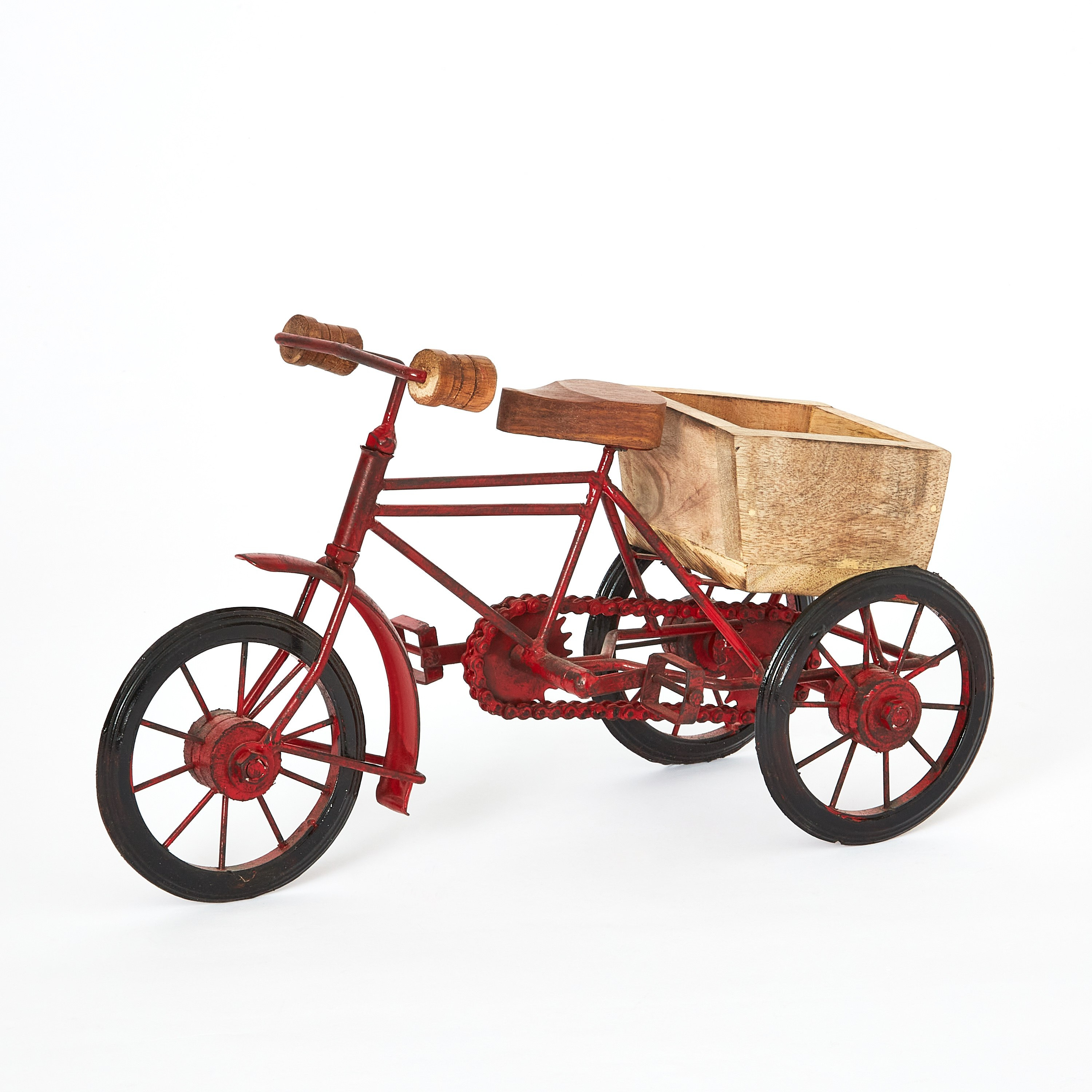 Indie Vibe Metal Rickshaw Accent - 33x15.8x20.9 cm-hbxhomeware-homedecor-figurinesandornaments-image-5