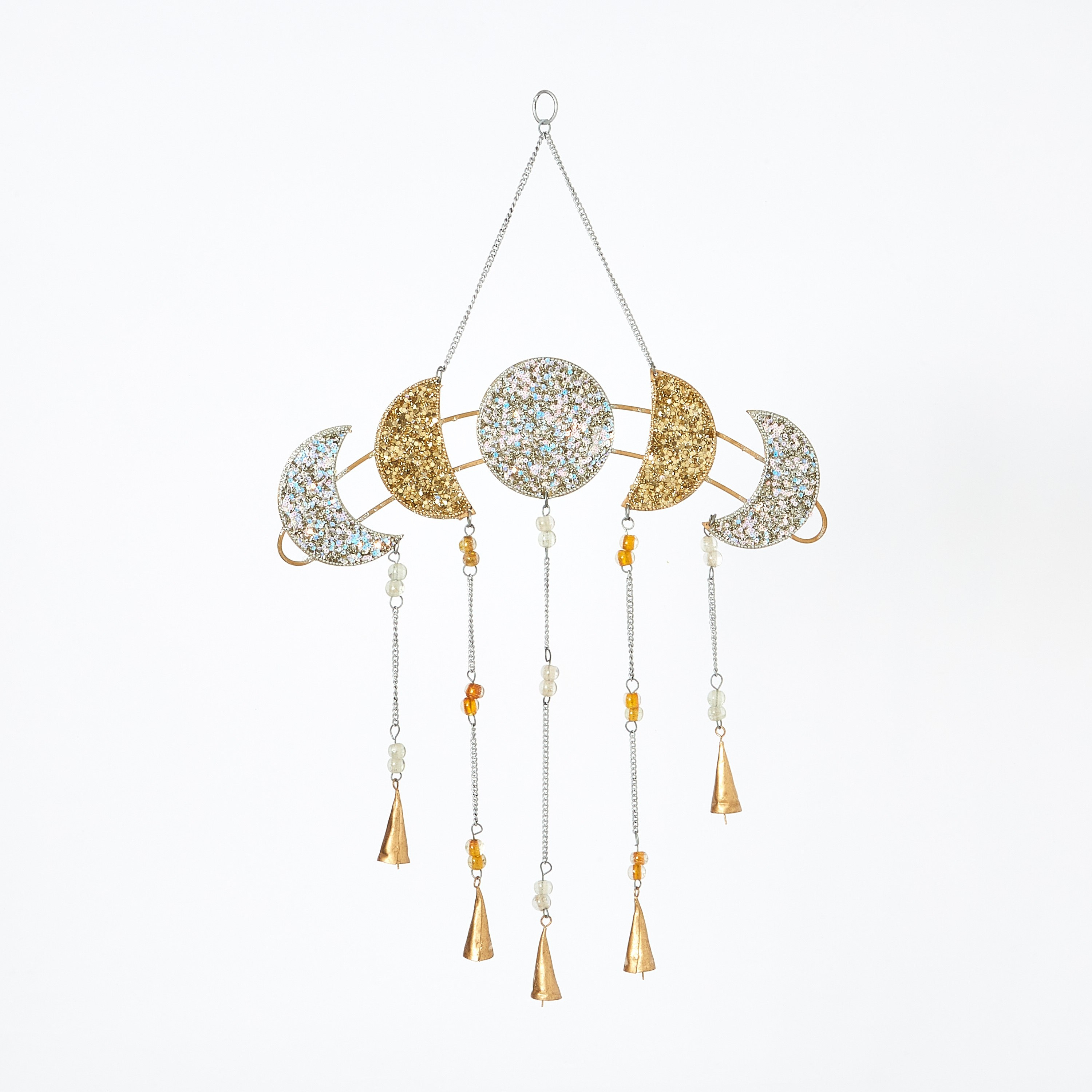 قطعة ديكور معدنية على شكل قمر من زهارا - 40.64x2.54x68.58 سم-hbxhomeware-homedecor-figurinesandornaments-image-5