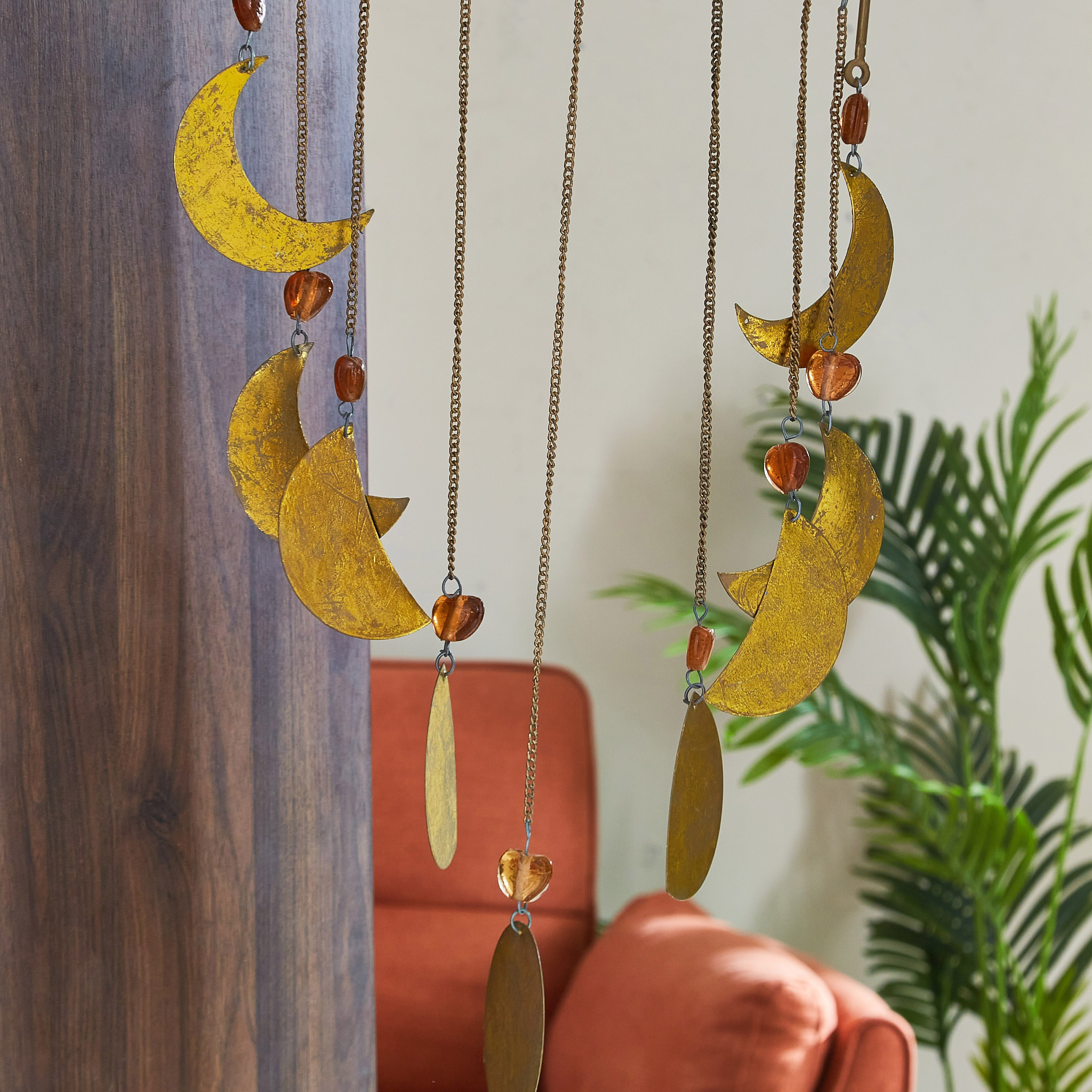 قطعة ديكور معدنية على شكل قمر من زهارا - 33x89 سم-hbxhomeware-homedecor-figurinesandornaments-image-3