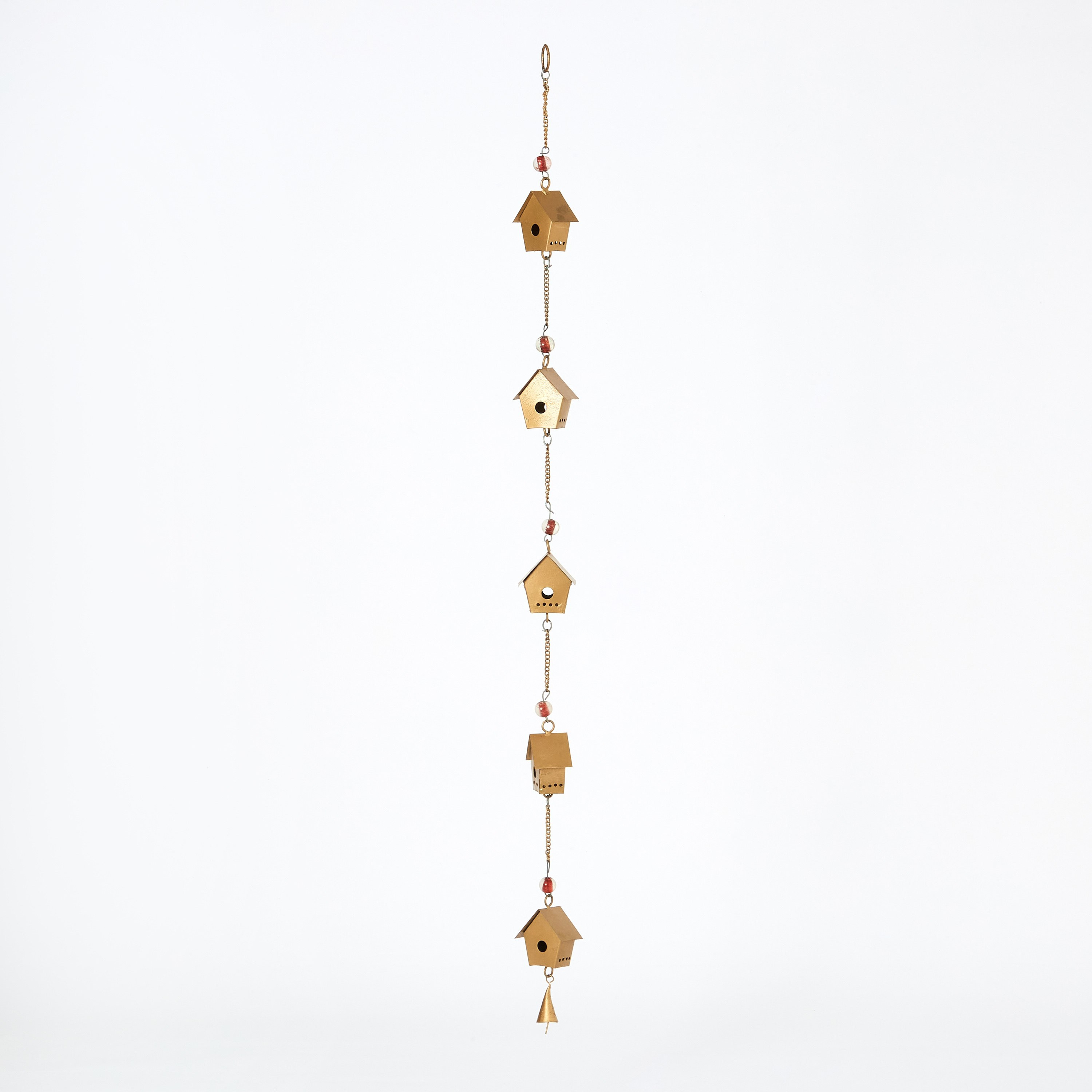قطعة ديكور معدنية بشكل منزل طيور من زهراء - 5.7x3.81x86.36 سم-hbxhomeware-homedecor-figurinesandornaments-image-4