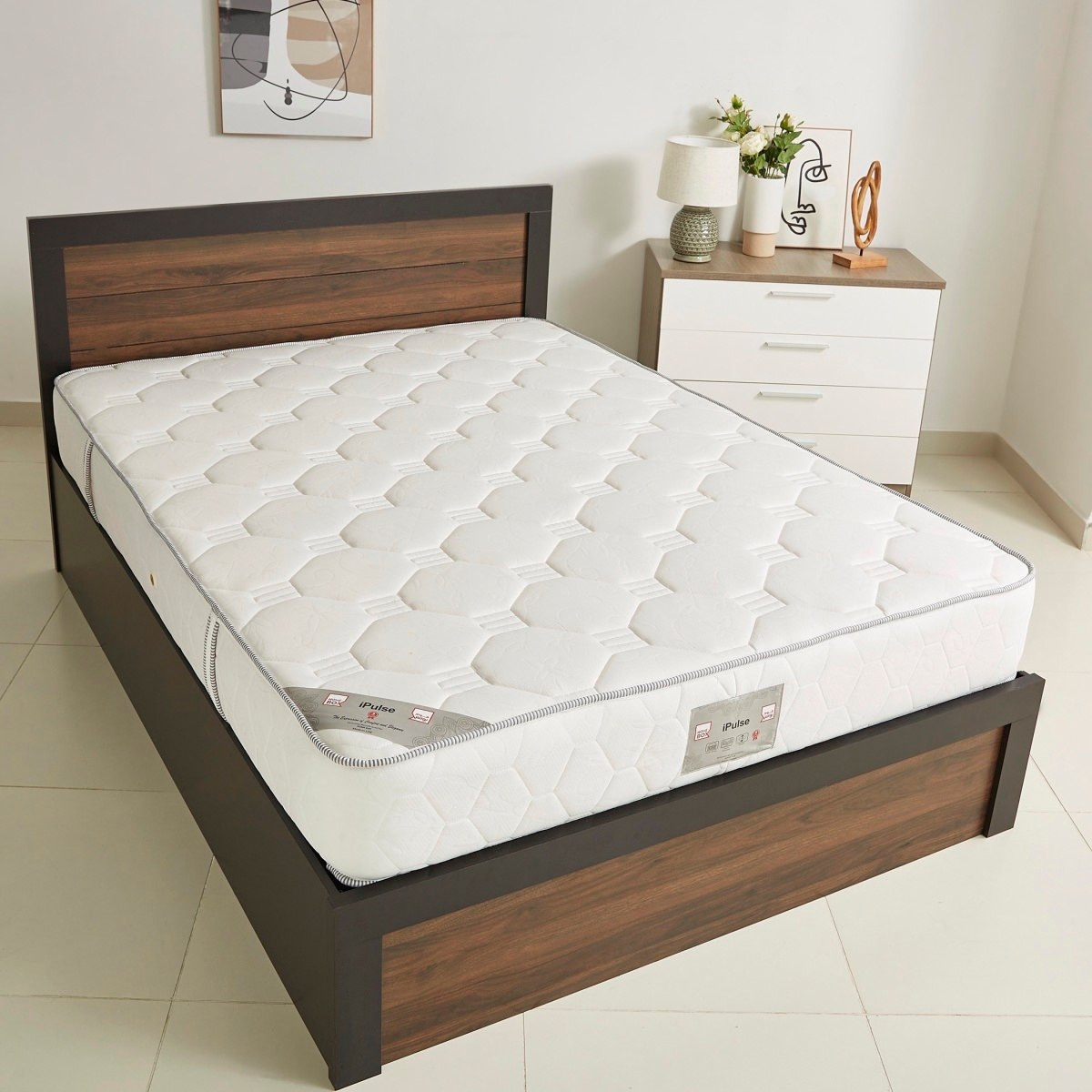 مرتبة كوين بنوابض جيبيّة من آي بولس - 140x200x25 سم-hbxbedroom-mattresses-queen-image-2