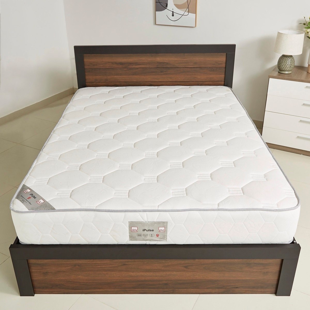 مرتبة كوين بنوابض جيبيّة من آي بولس - 160x200x25 سم-hbxbedroom-mattresses-queen-image-3