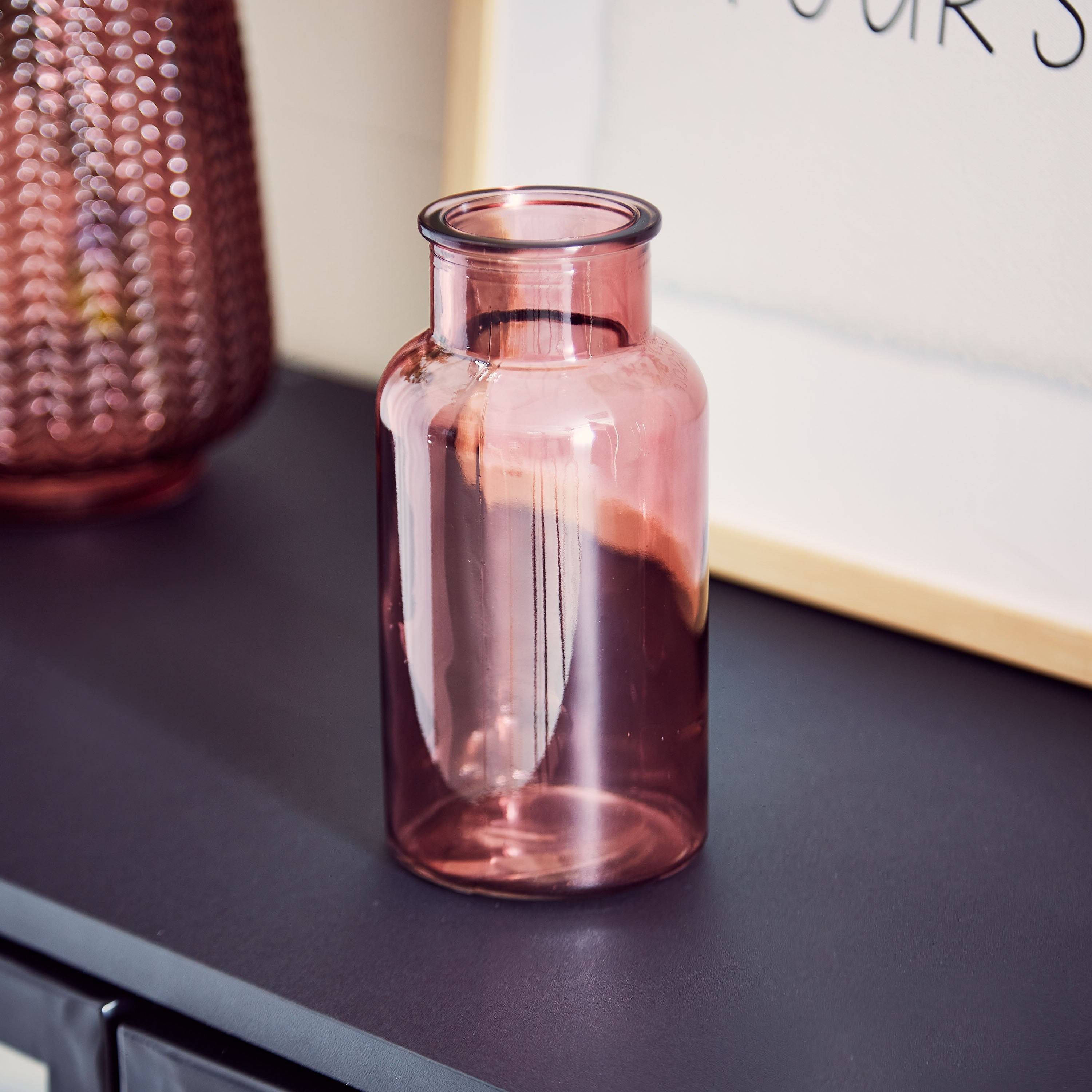 مزهريّة زجاجيّة من كلايد - 9.5x18.2 سم-hbxbedroom-decorandaccessories-vases-image-1