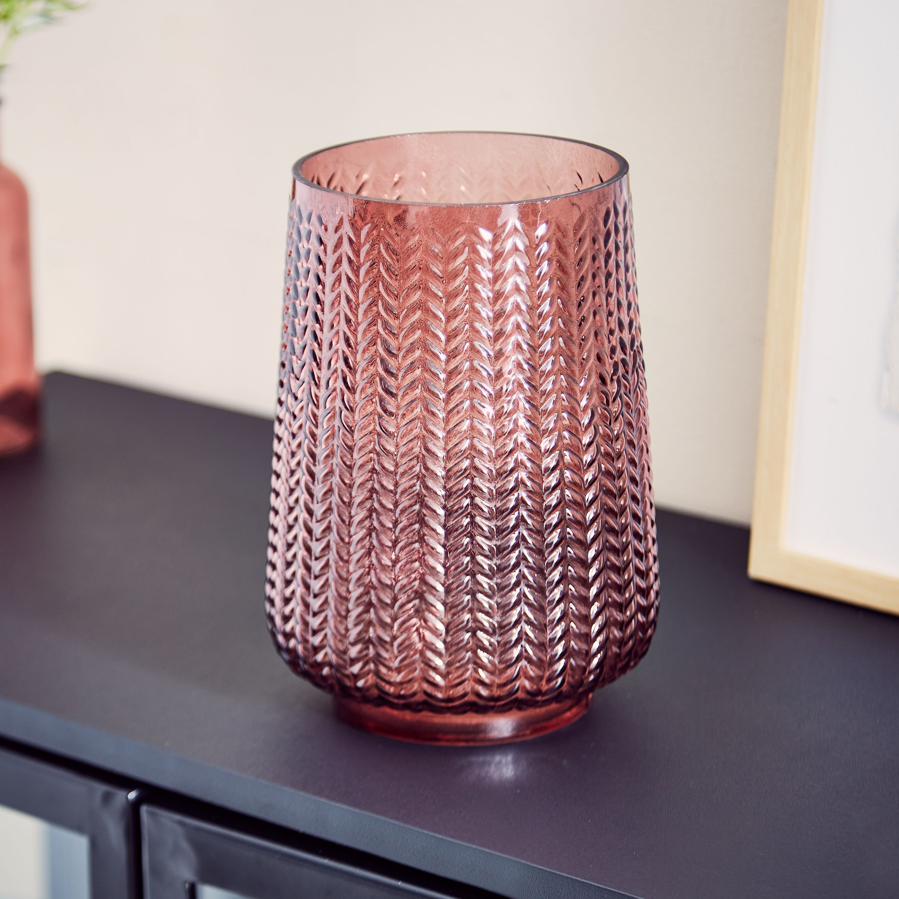 Clyde Glass Vase - 14x21 cm-hbxbedroom-decorandaccessories-vases-image-1