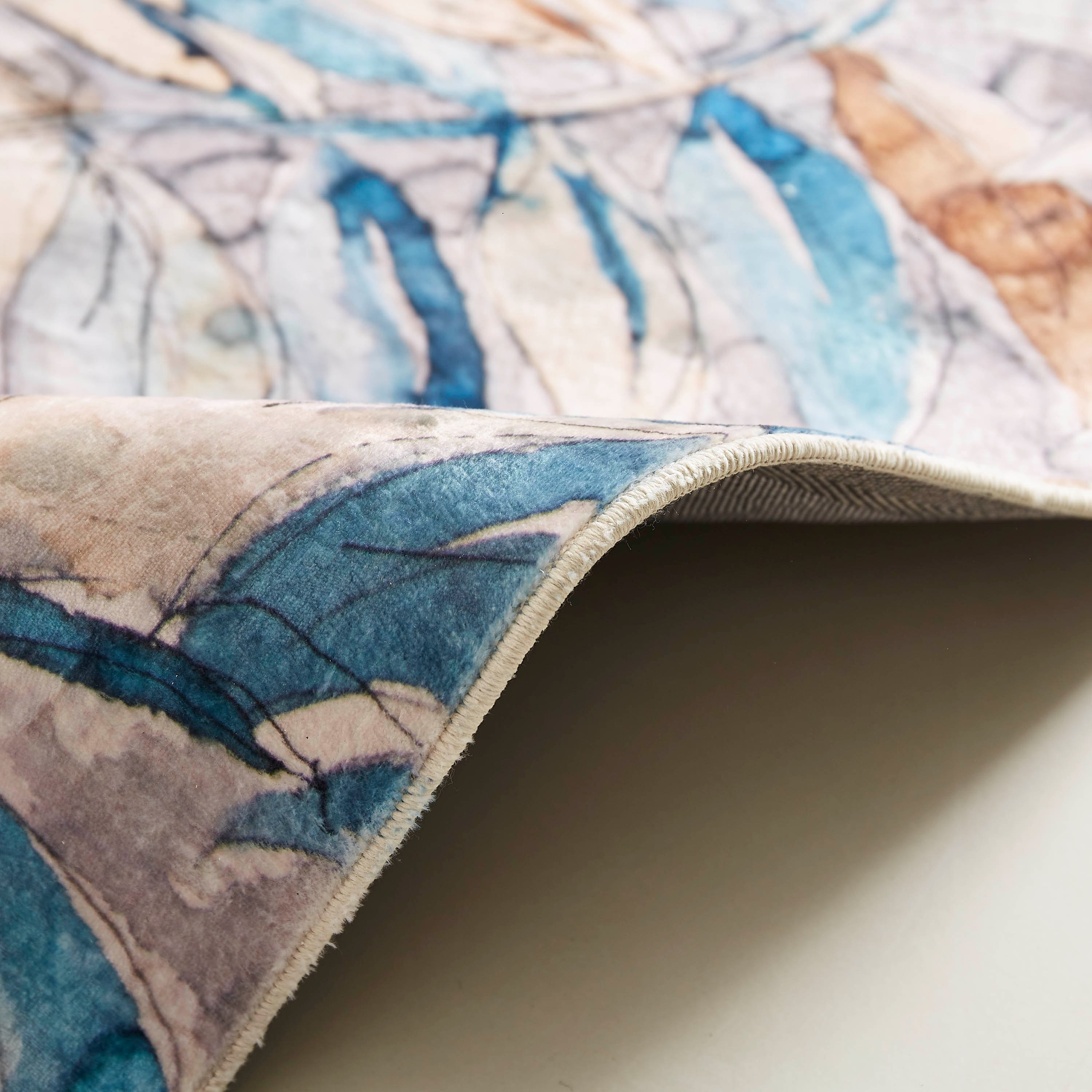 Wells Paradise Printed Flannel Rug - 150x200 cm-hbxdecorandfurnishings-floorcoverings-rugs-image-3