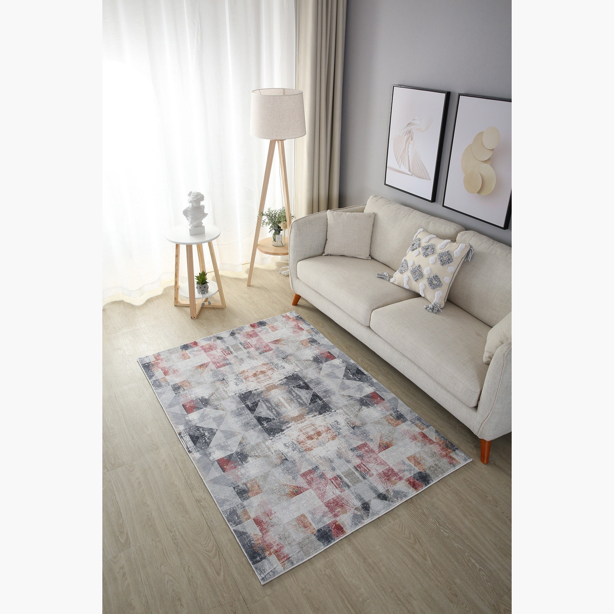 سجادة فرو مخمليّة بطبعات من ميلان ويات - 120x170 سم-hbxdecorandfurnishings-floorcoverings-rugs-image-1