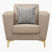 Veneto 1-Seater Sofa With 1 Throw Cushion-Armchairs-thumbnail-1
