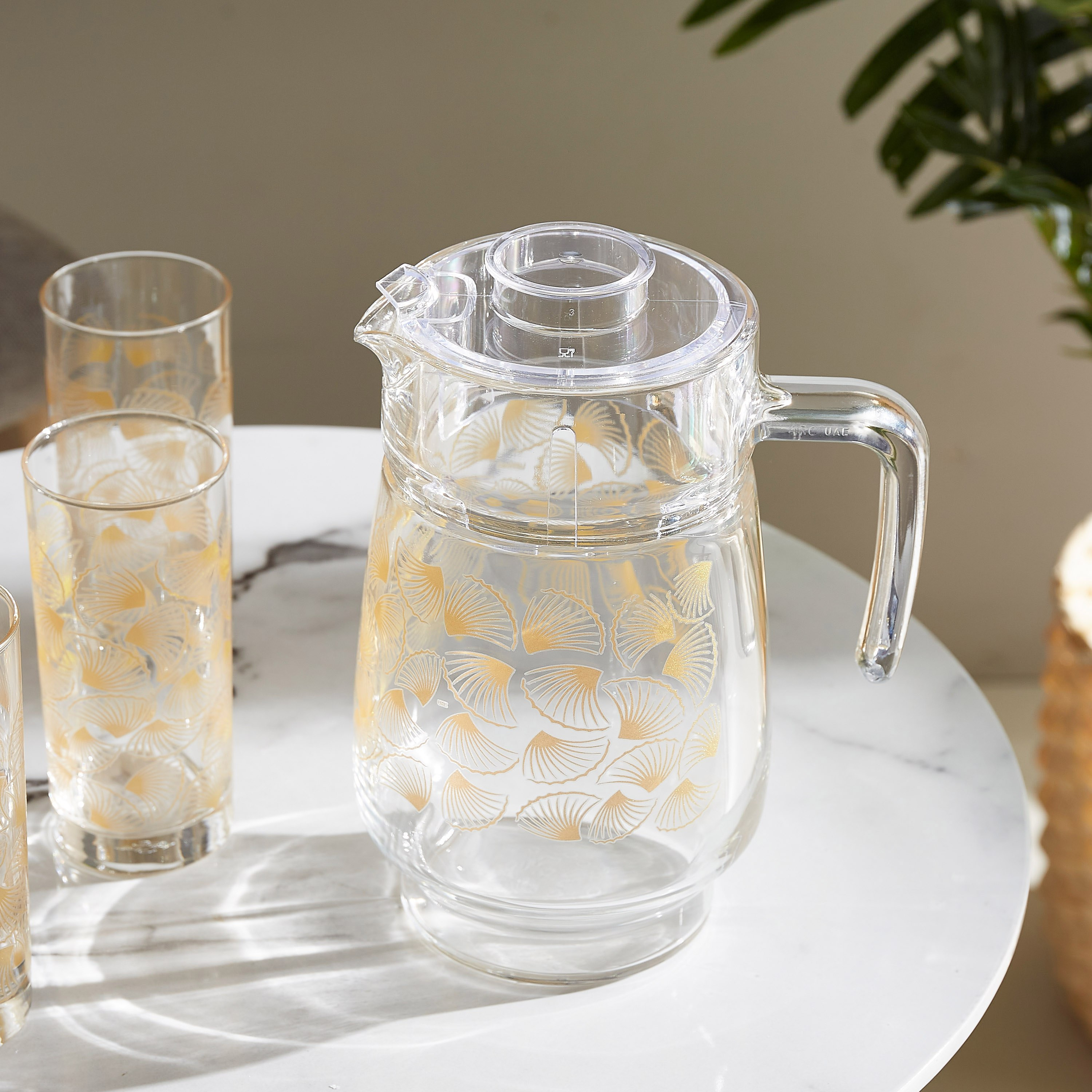 Luminarc Golden Shell 7-Piece Drinkware Set-hbxhomeware-hbxkitchen-image-3