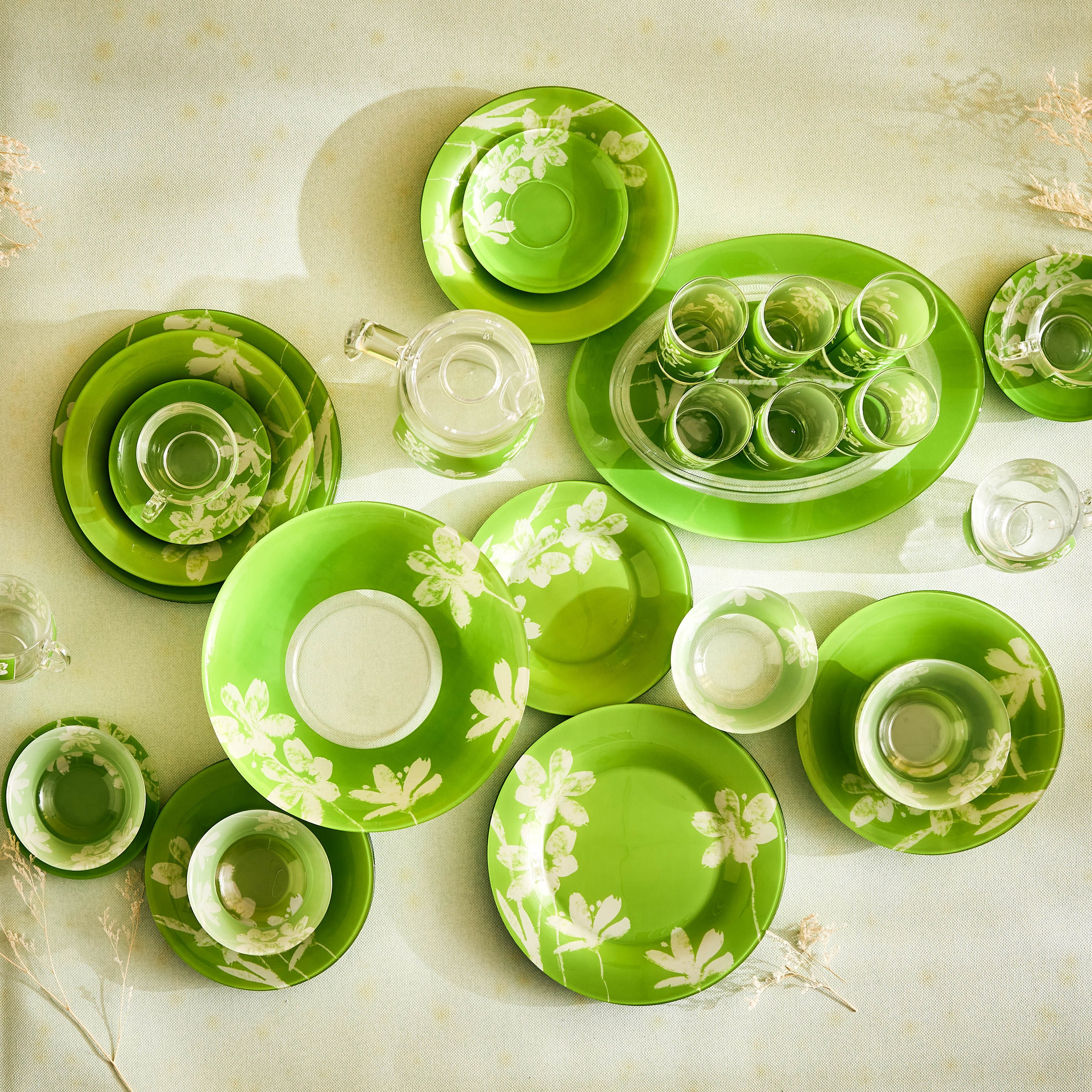 طقم عشاء 46 قطعة من كوتون فلاور-hbxhomeware-hbxkitchen-image-1