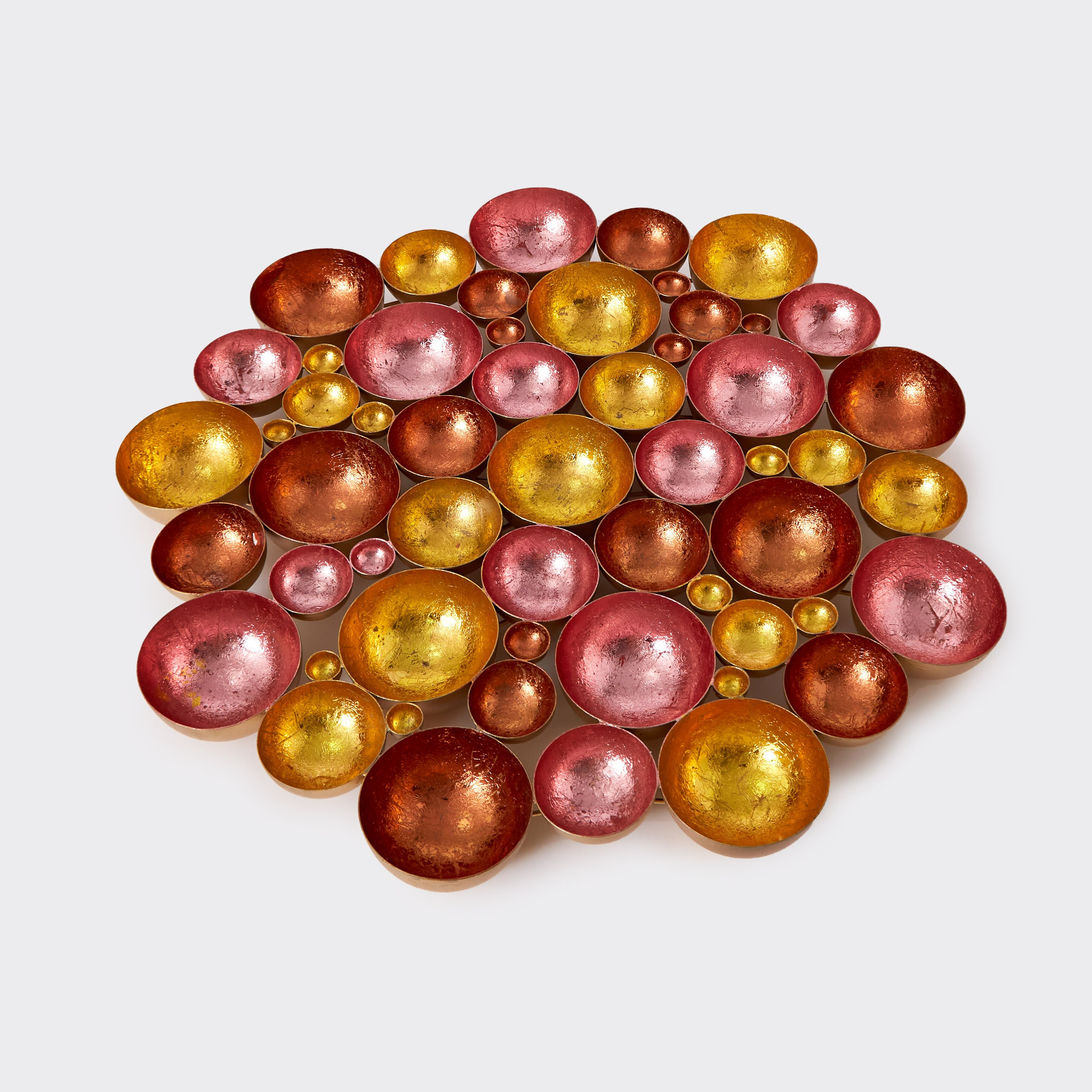 حامل شموع صغيرة معدني للطاولة والحائط بتصميم زهرة من زوها-hbxlivingroom-decorandaccessories-candleholders-image-4