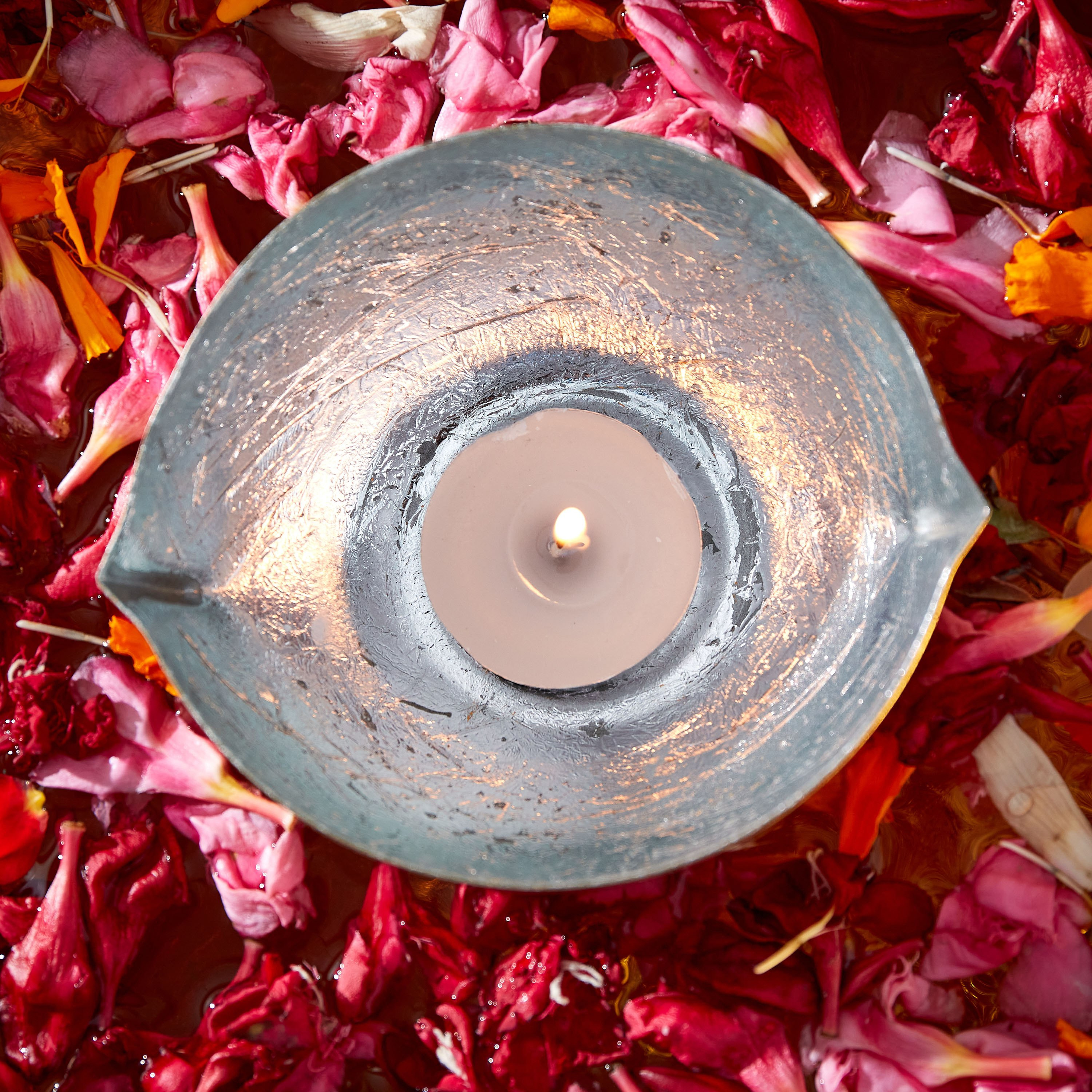 ضيا معدنية بطرفين من زوها - 12.5x8x5.5 سم-hbxbedroom-homefragrance-candleholders-image-4
