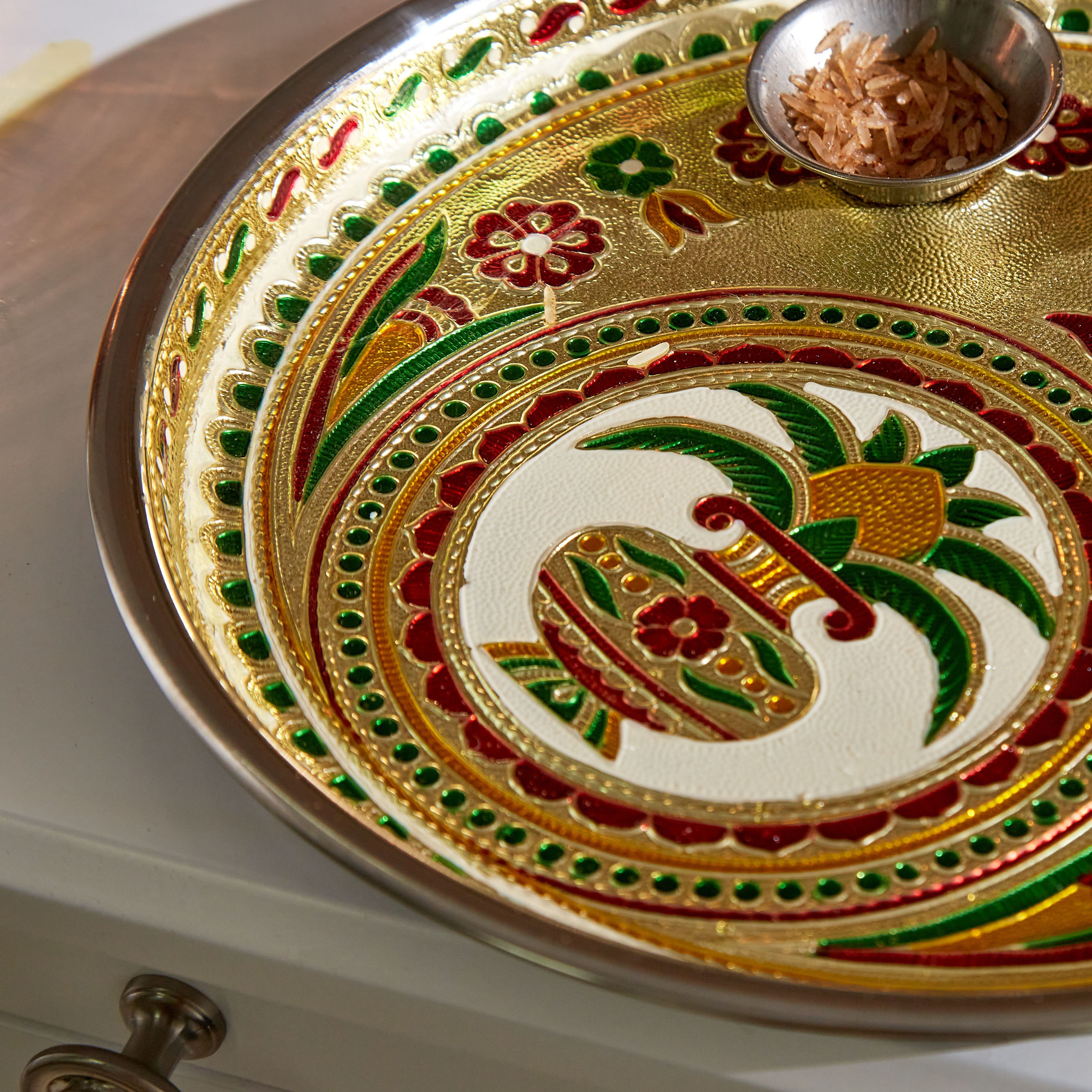 بوجا تالي كالاش معدني من آريان - 11 سم-hbxlivingroom-decorandaccessories-candleholders-image-3