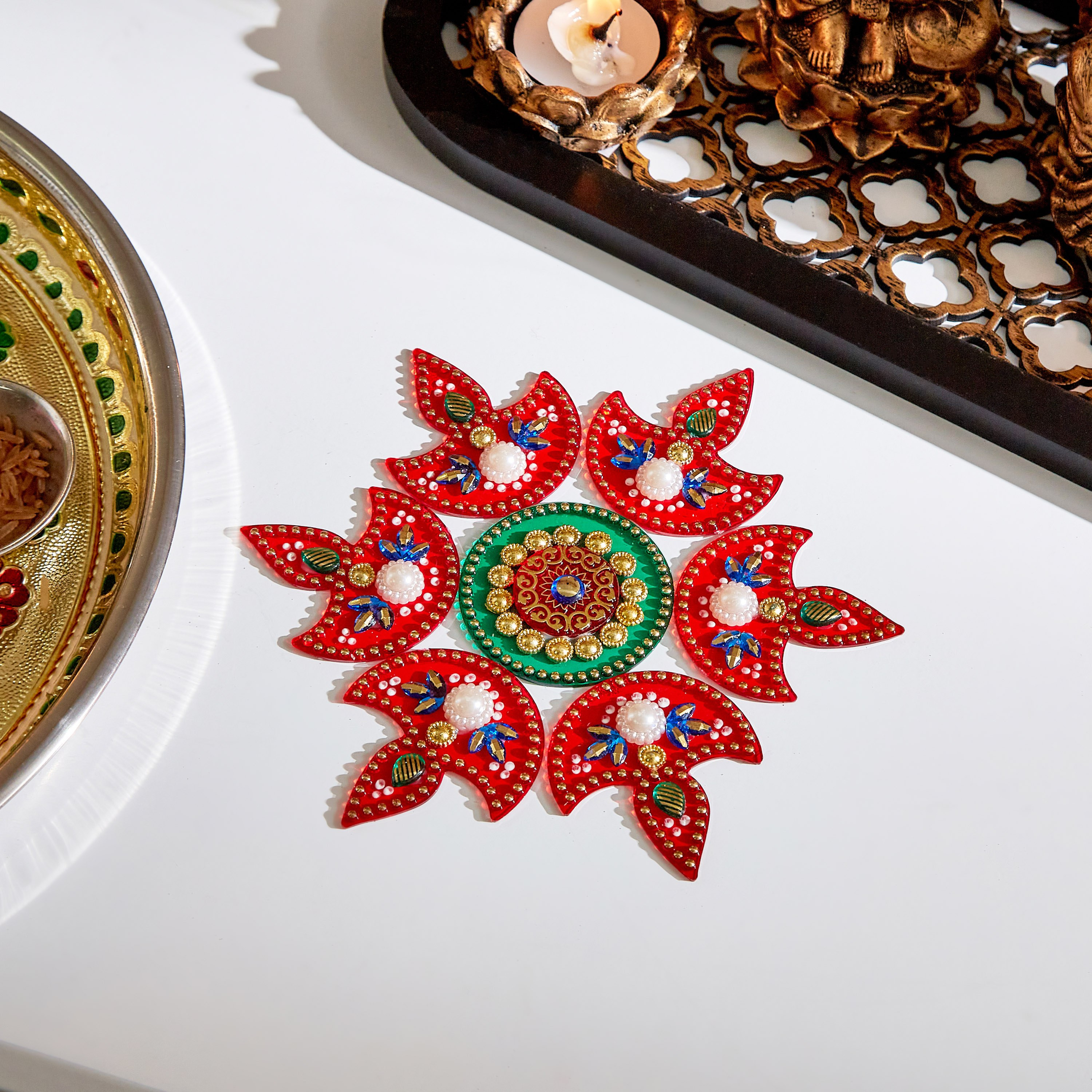 رانجولي ديباك من من آريان - 7x7 سم-hbxhomeware-homedecor-figurinesandornaments-image-1