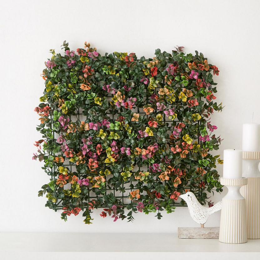 Meadow Artificial Pachysandra Panel - 50x50 cm-Artificial Flowers and Plants-image-0