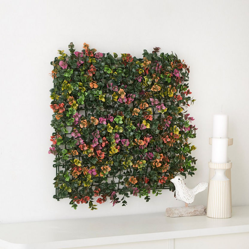 Meadow Artificial Pachysandra Panel - 50x50 cm-Artificial Flowers and Plants-image-1