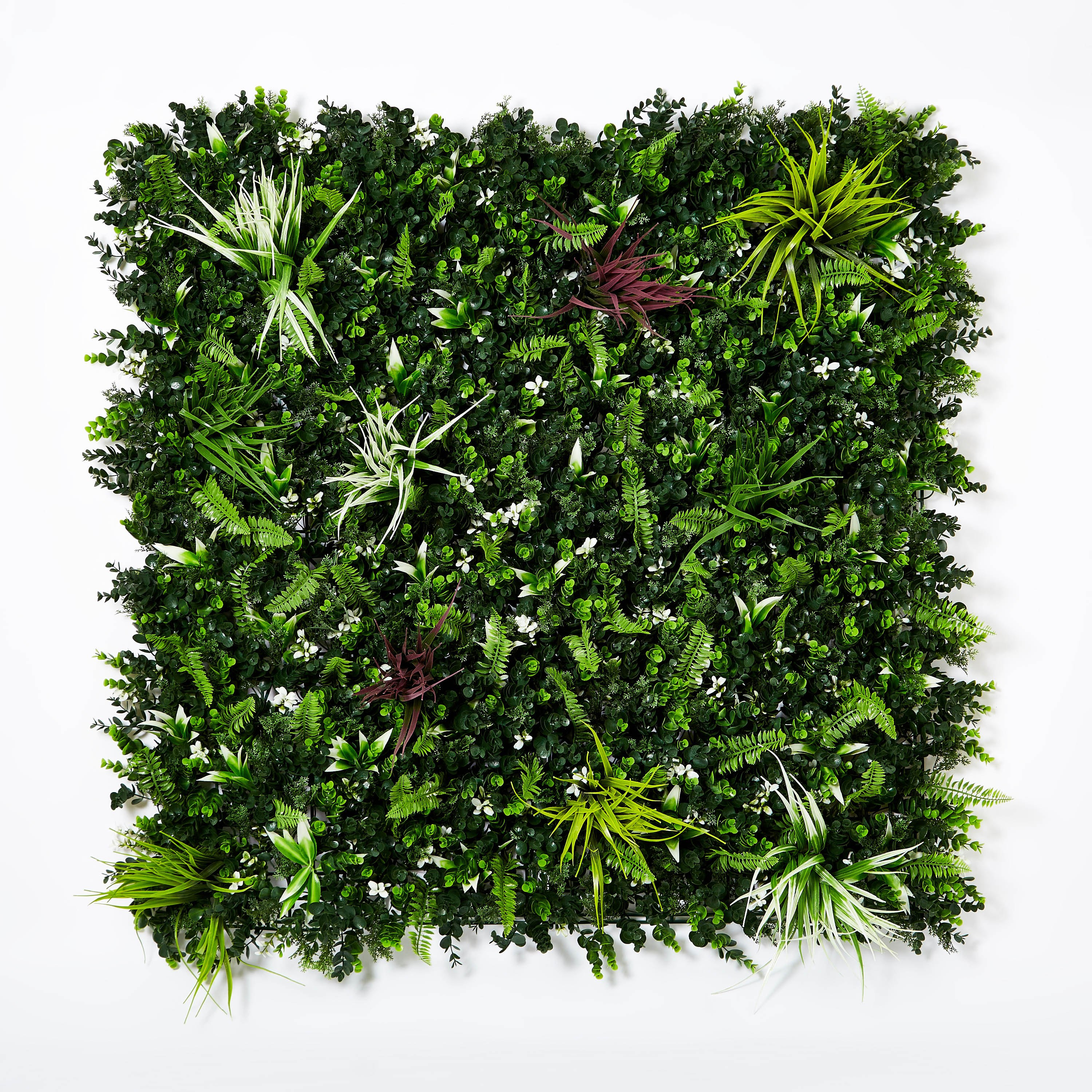 Meadow Premium Heavy Duty Artificial White Domain Panel - 100x100 cm-hbxdecorandfurnishings-homeaccessories-artificialflowersandplants-image-6