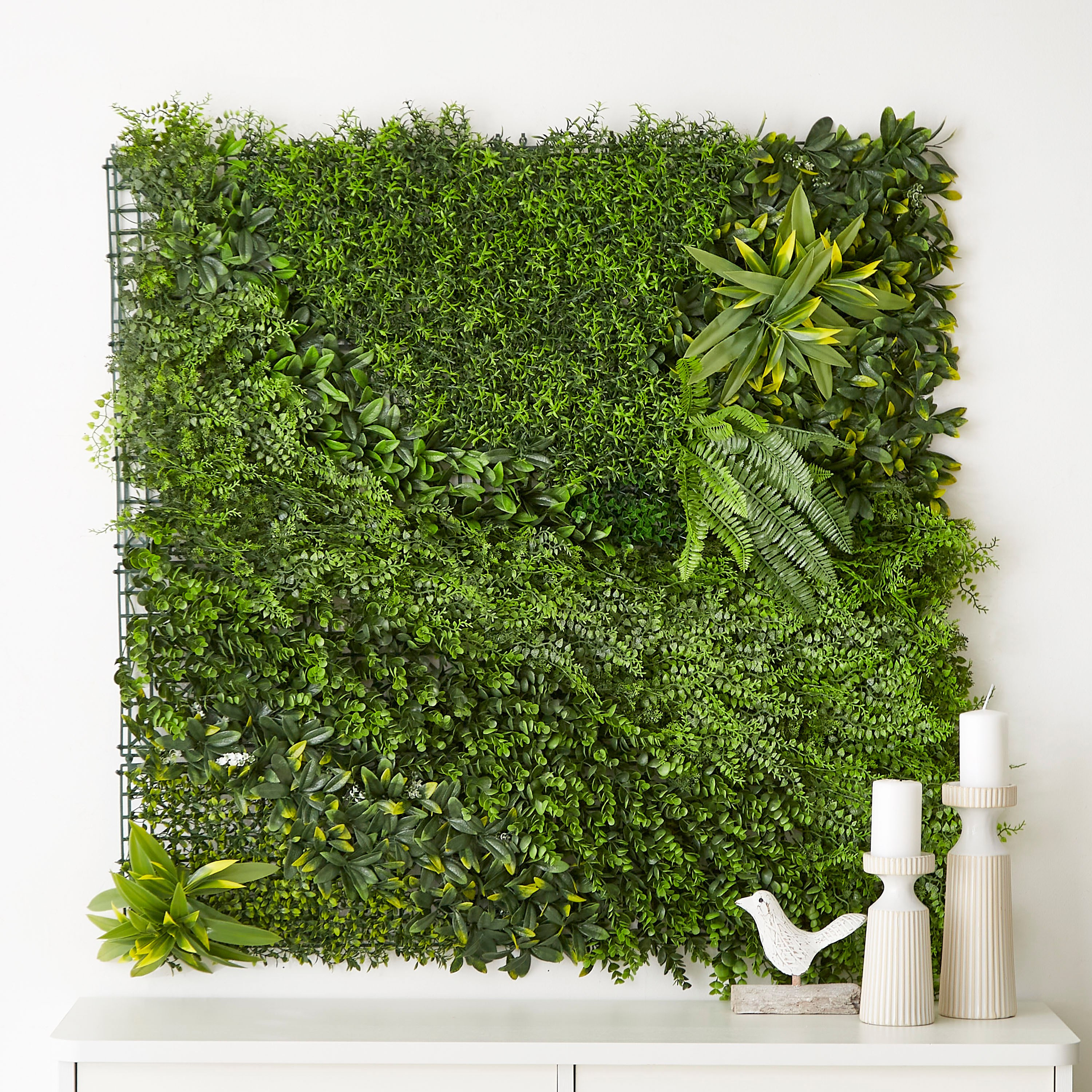 لوح نبات صناعي بيوتي سيكريت فاخر عالي التحمل - 100 × 100 سم-hbxdecorandfurnishings-homeaccessories-artificialflowersandplants-image-1
