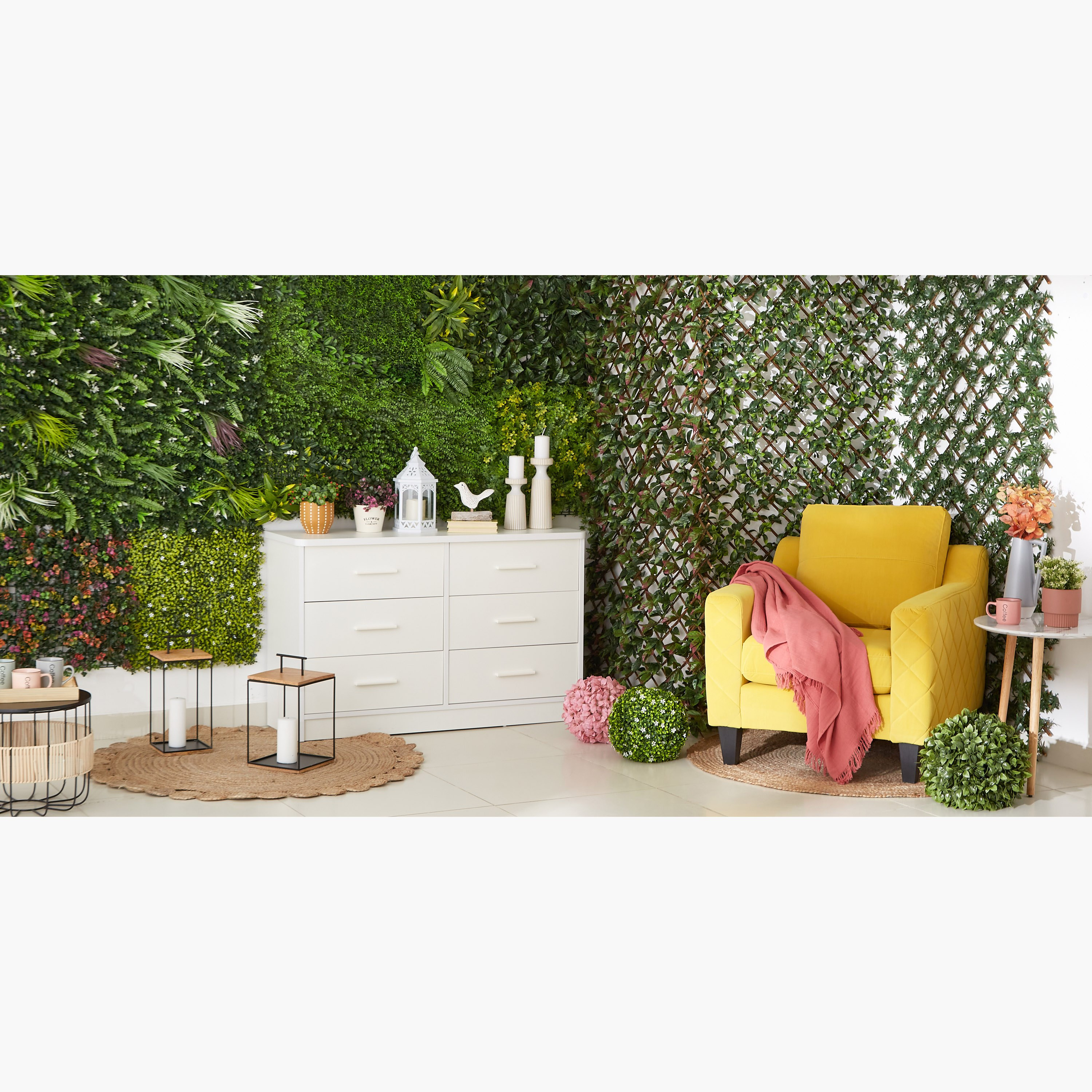 كرة أزهار سرسيس صناعيّة من ميدوو -  28 سم-hbxdecorandfurnishings-homeaccessories-artificialflowersandplants-image-3