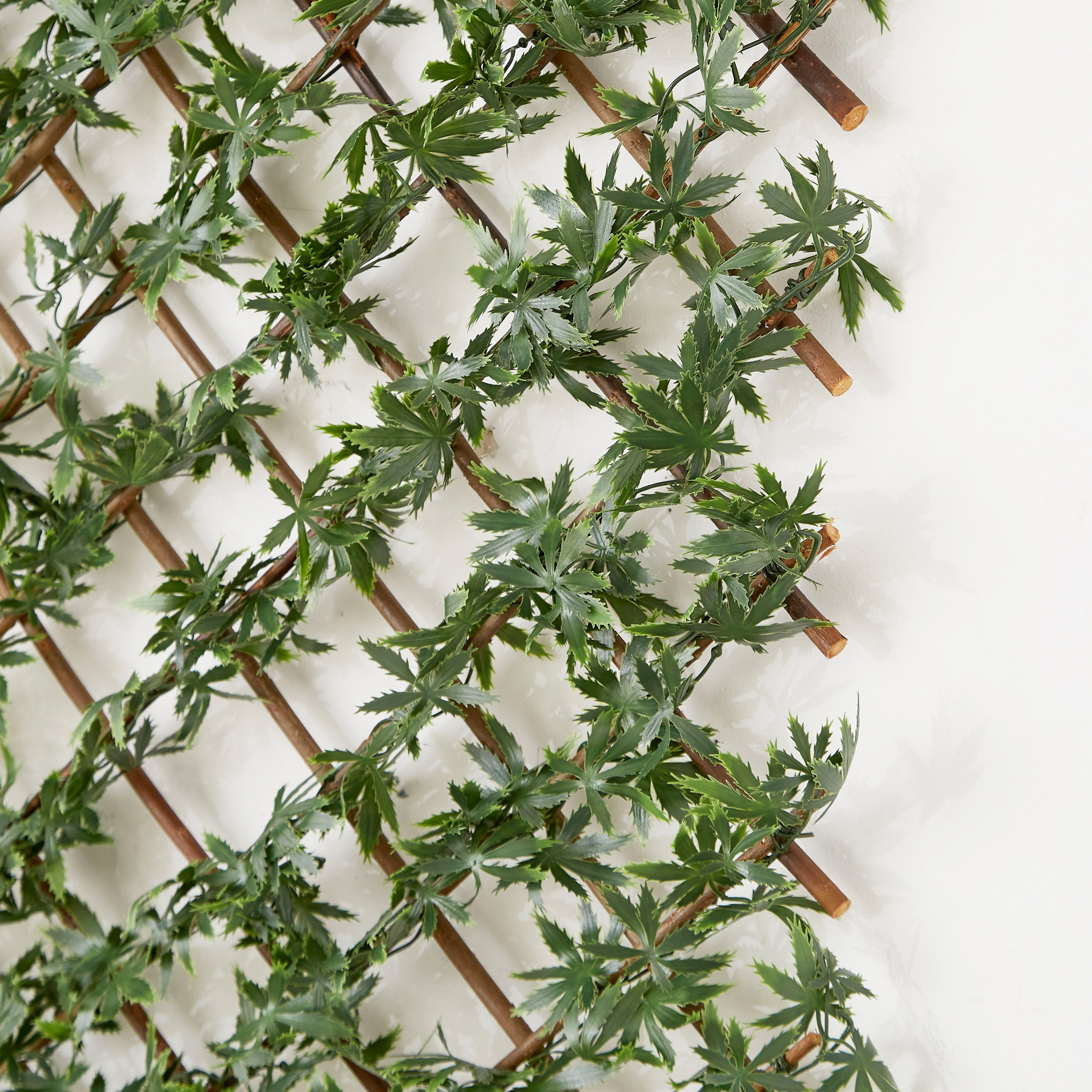 Meadow Premium Heavy Duty Artificial Green Maple Willow Fence - 100x200 cm-hbxdecorandfurnishings-homeaccessories-artificialflowersandplants-image-2