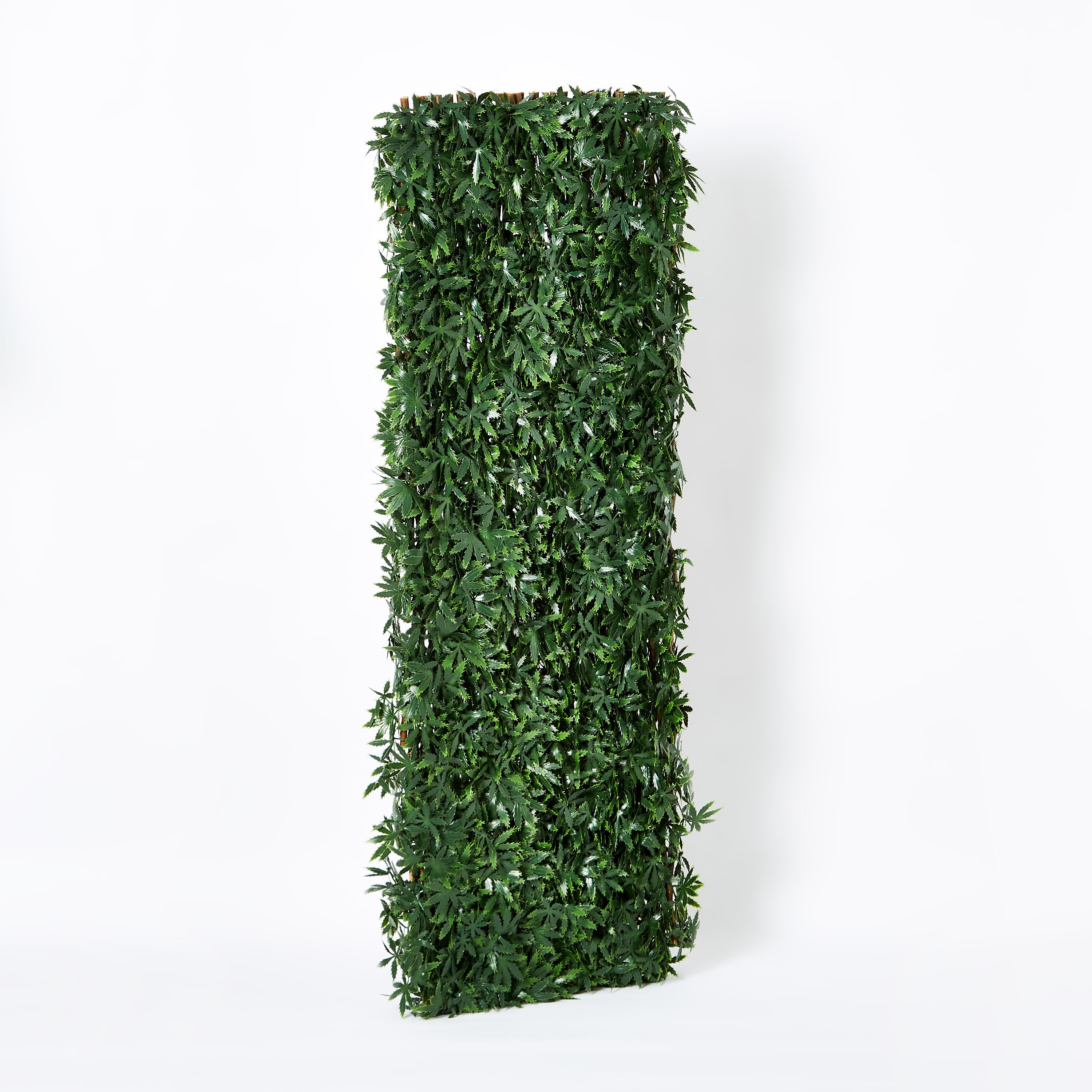 Meadow Premium Heavy Duty Artificial Green Maple Willow Fence - 100x200 cm-hbxdecorandfurnishings-homeaccessories-artificialflowersandplants-image-5