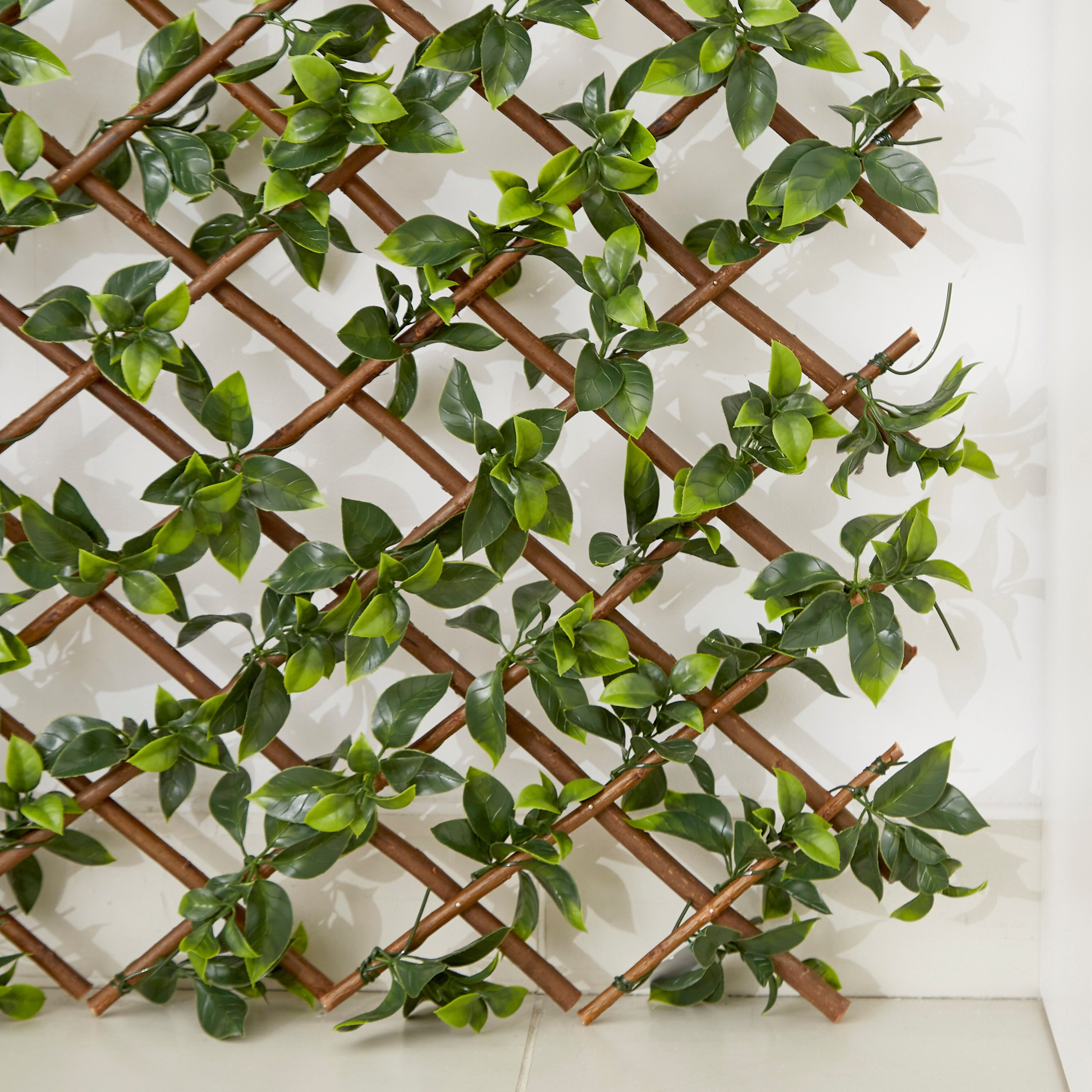 سياج صفصاف جاردينيا صناعي فاخر عالي التحمل من ميدوو - 100x200 سم-hbxdecorandfurnishings-homeaccessories-artificialflowersandplants-image-3