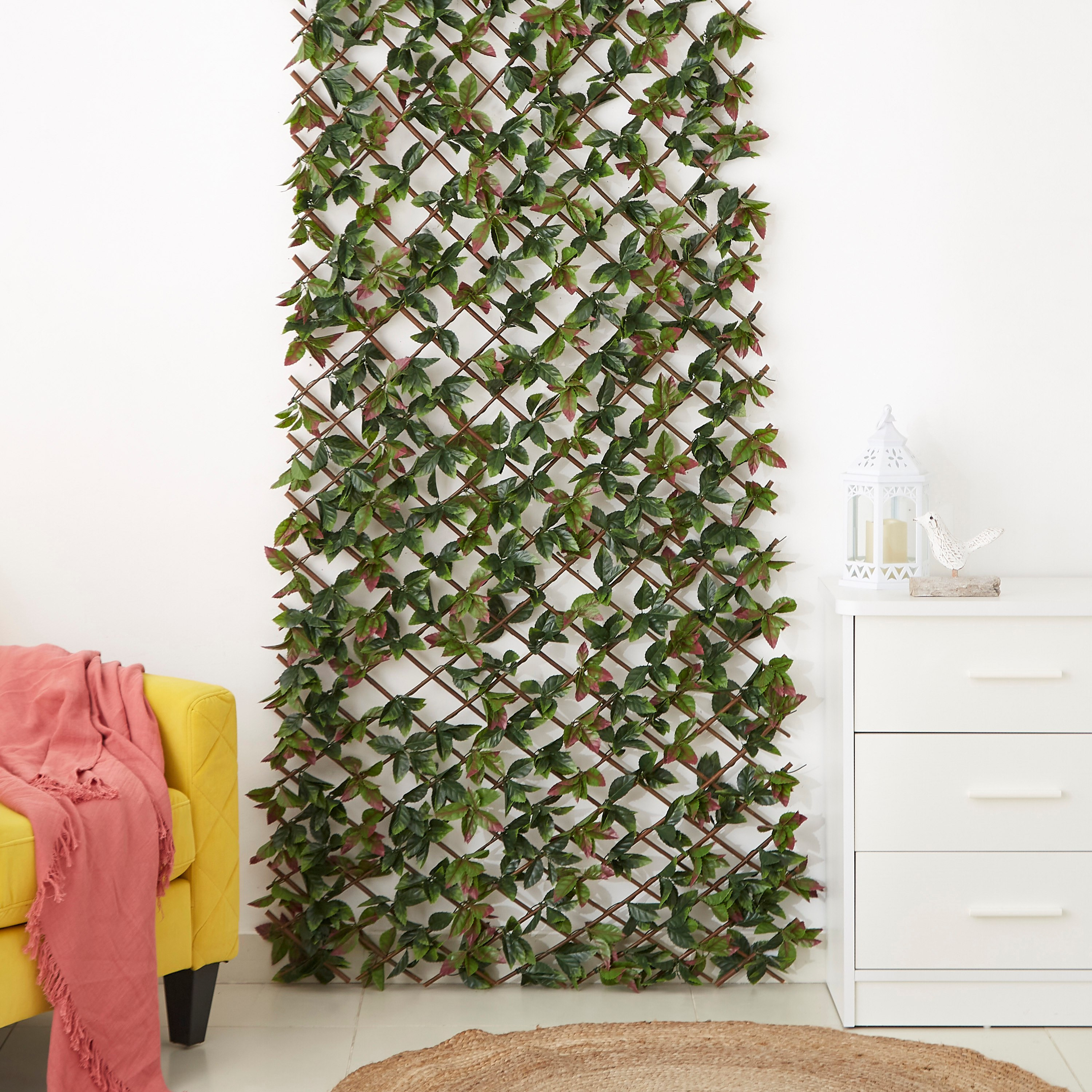 سياج صفصاف فوتينيا صناعي فاخر عالي التحمل من ميدوو - 100x200 سم-hbxdecorandfurnishings-homeaccessories-artificialflowersandplants-image-1