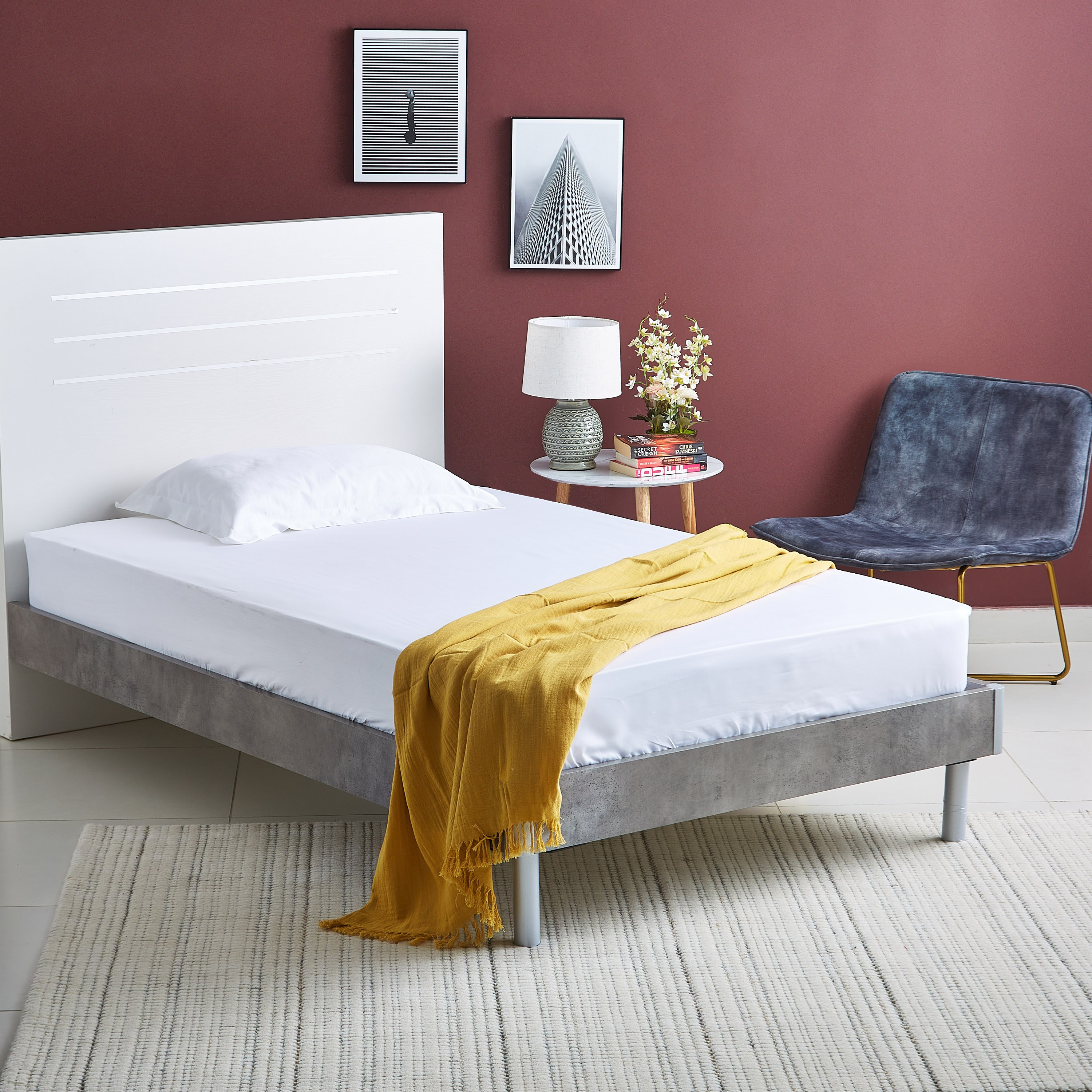 Hobart Anti Microbial Twin Fitted Sheet - 120x200+33 cm-hbxhomeware-hbxbedroom-image-5