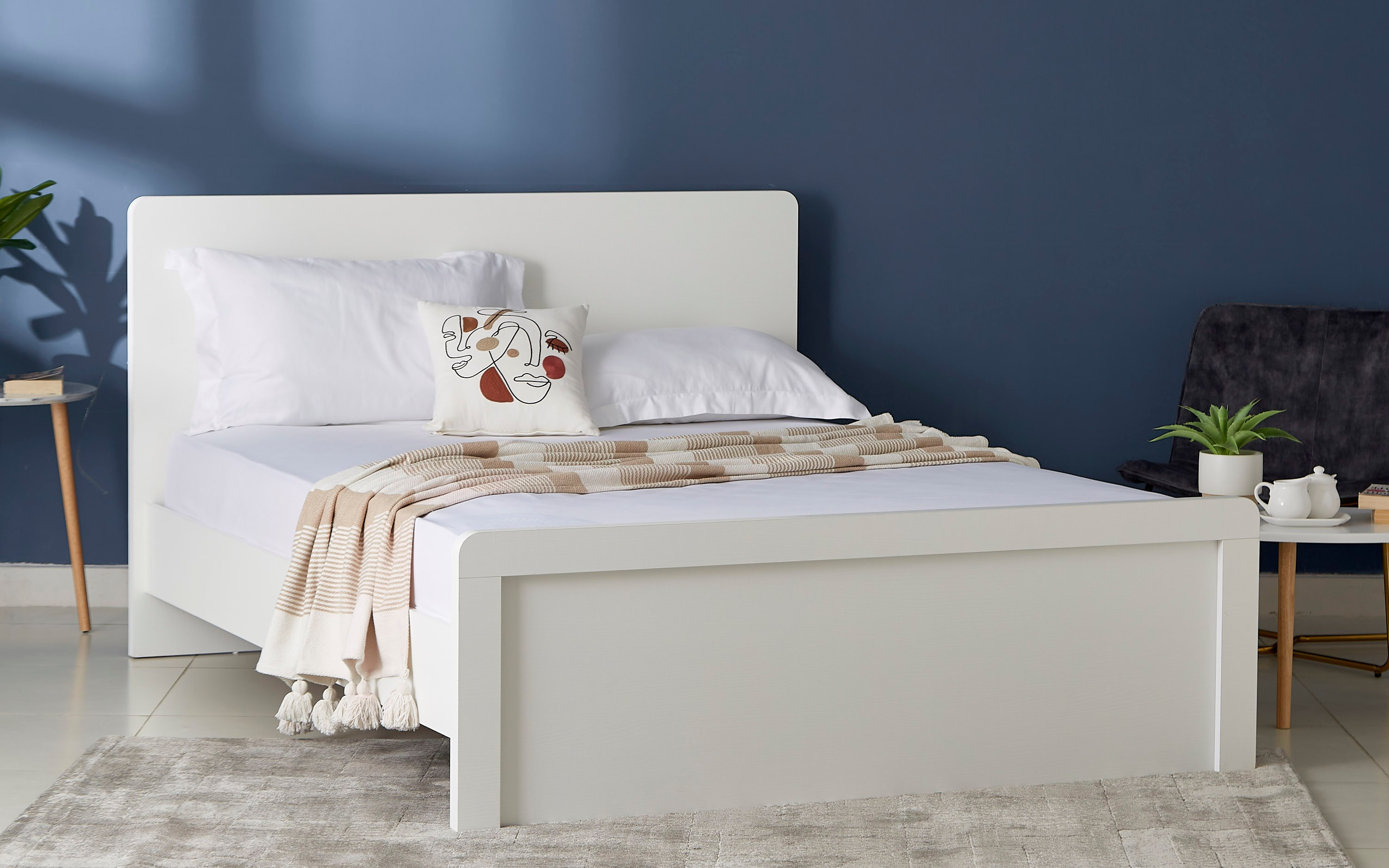شرشف مطّاطي سوبر كينج مضاد للميكروبات من هوبارت - 200x200+33 سم-hbxhomeware-hbxbedroom-image-5
