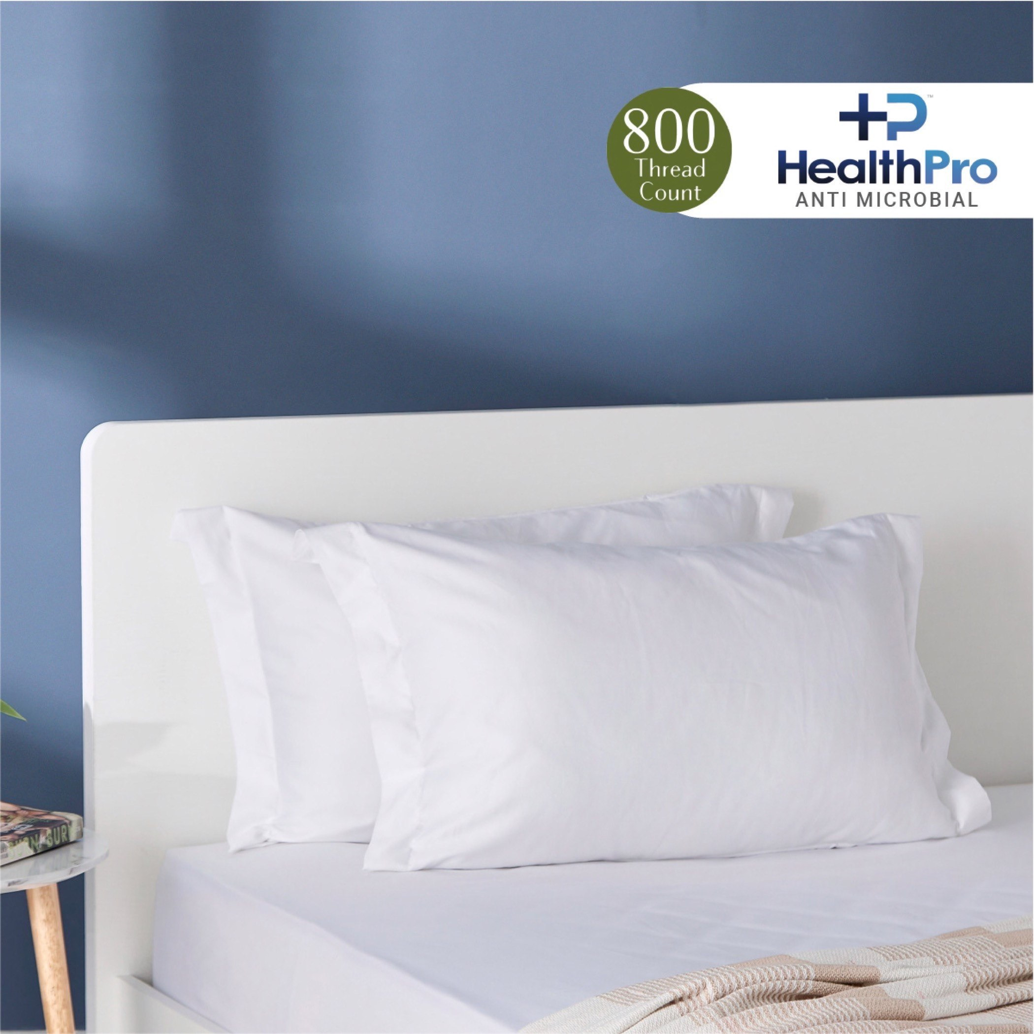 طقم غطاء وسادة مضاد للميكروبات قطعتين من هوبارت- 50x75 سم-hbxhomeware-hbxbedroom-image-1