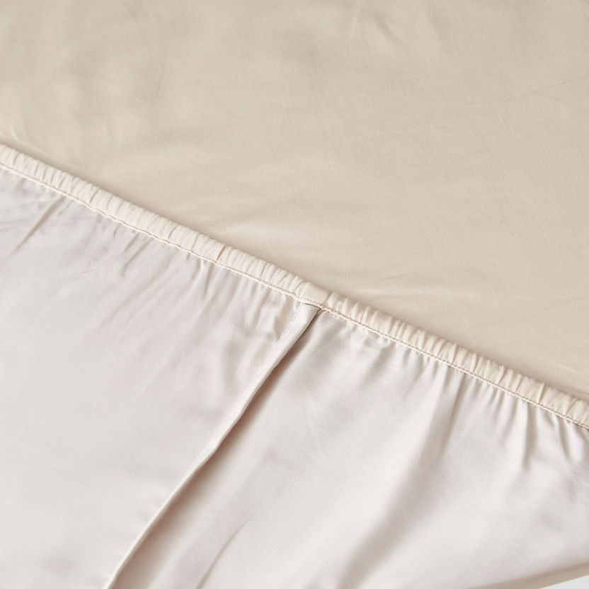 Hobart Anti Microbial King Fitted Sheet - 180x200+33 cm-Sheets and Pillow Covers-image-2