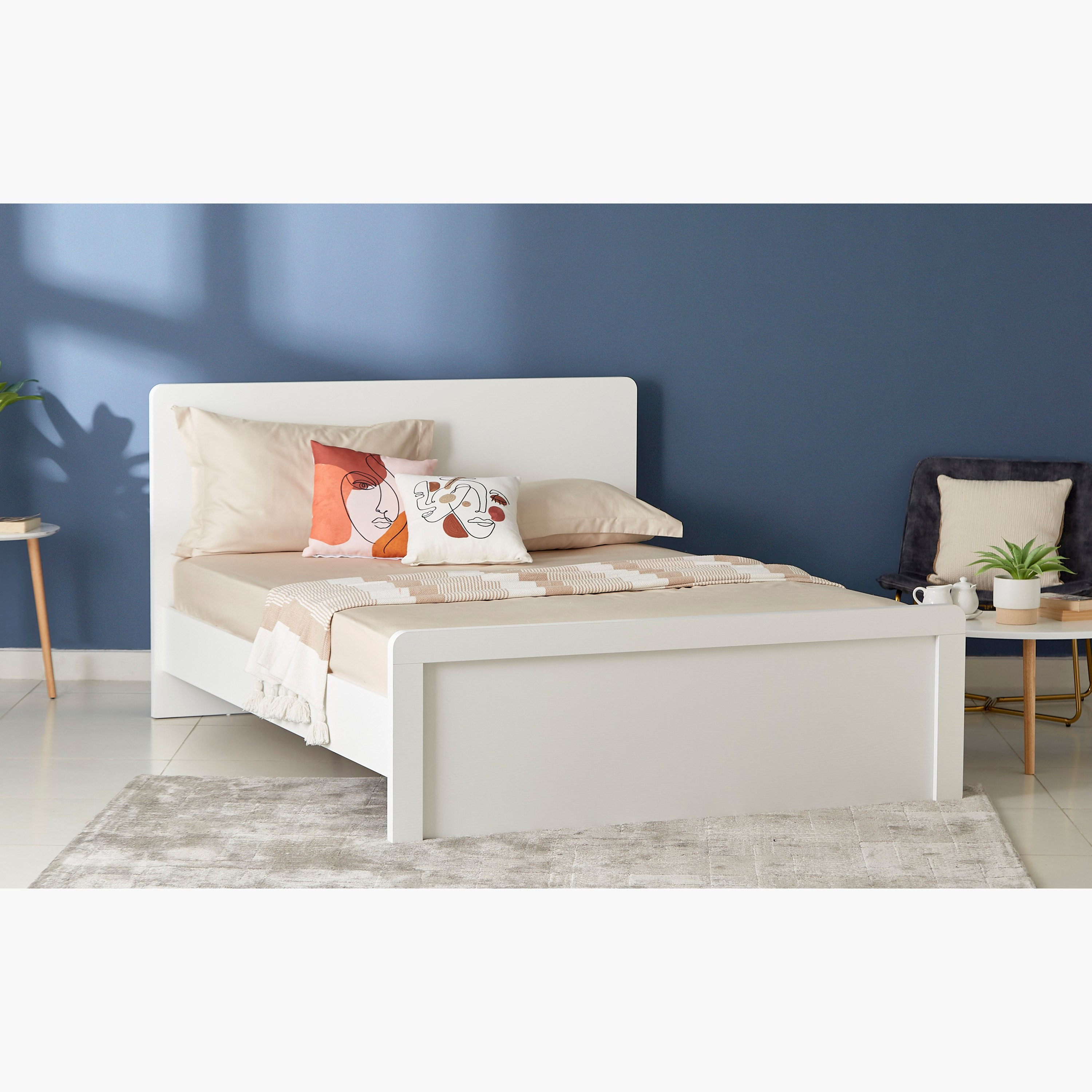 Hobart Anti Microbial Super King Fitted Sheet - 200x200+33 cm-hbxhomeware-hbxbedroom-image-5