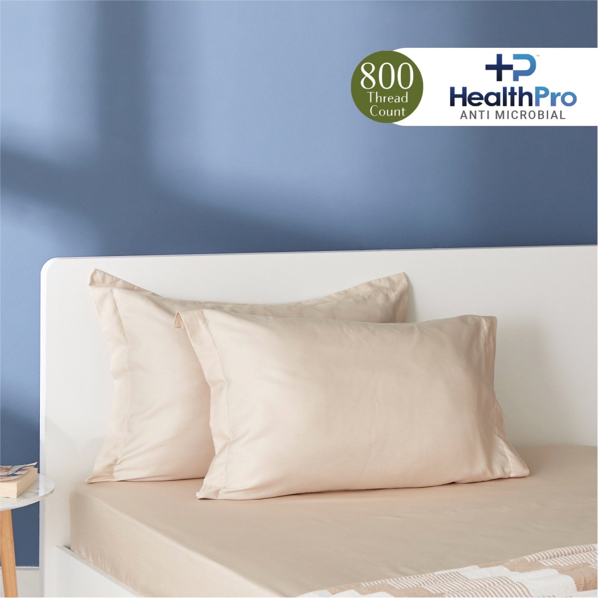 طقم غطاء وسادة مضاد للميكروبات قطعتين من هوبارت- 50x75 سم-hbxhomeware-hbxbedroom-image-1