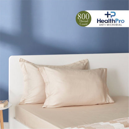 Hobart 2-Piece Anti Microbial Pillowcase Set - 50x75 cm-Sheets and Pillow Covers-image-0