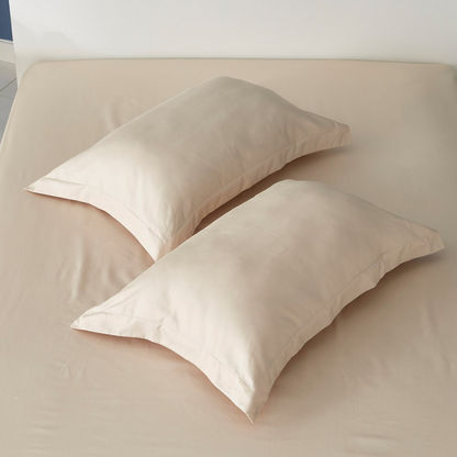 Hobart 2-Piece Anti Microbial Pillowcase Set - 50x75 cm-Sheets and Pillow Covers-image-1