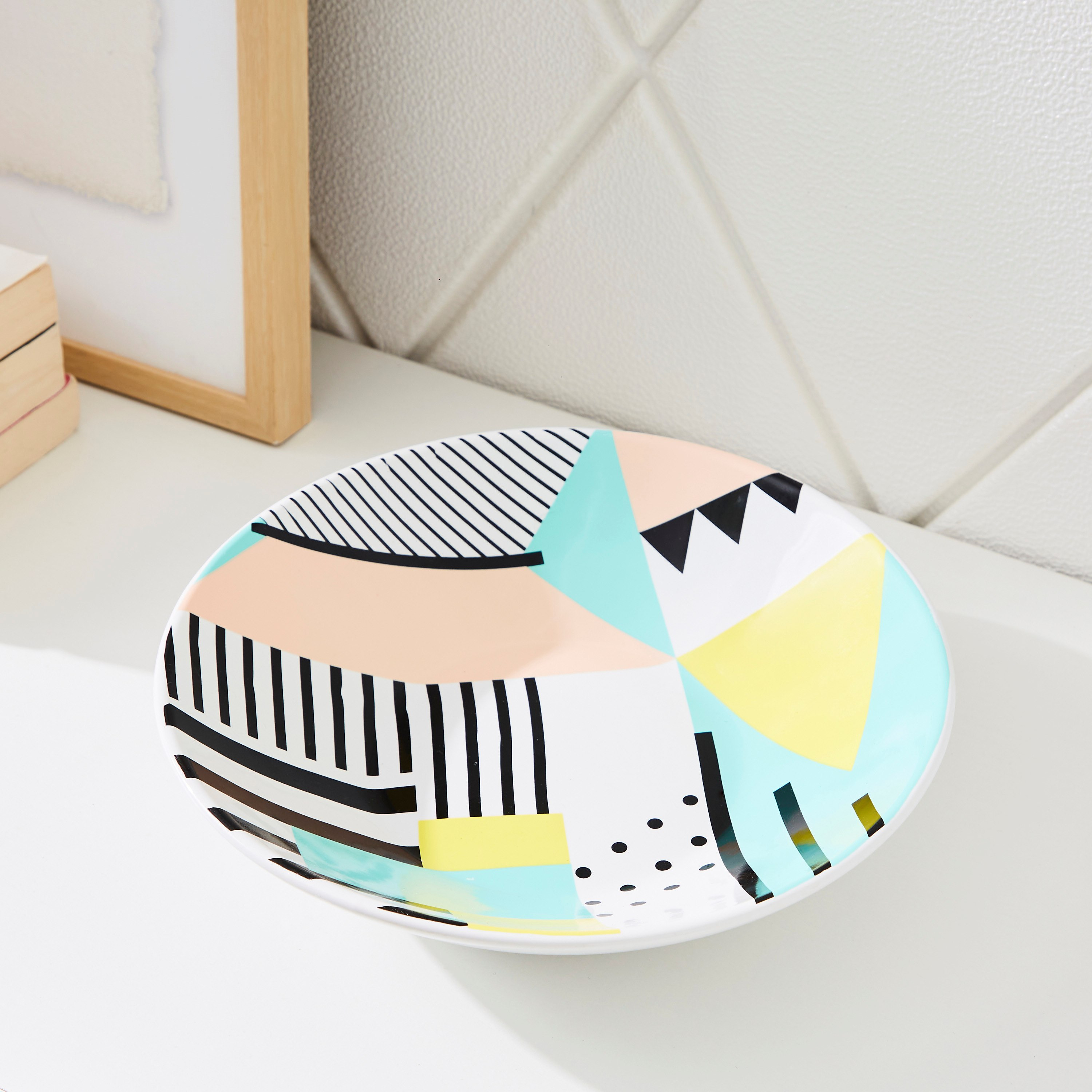 Vortex Ceramic Angular Platter - 25.5x25.5x6.5 cm-PROMO_HB_AE_B1G1_250925-image-2