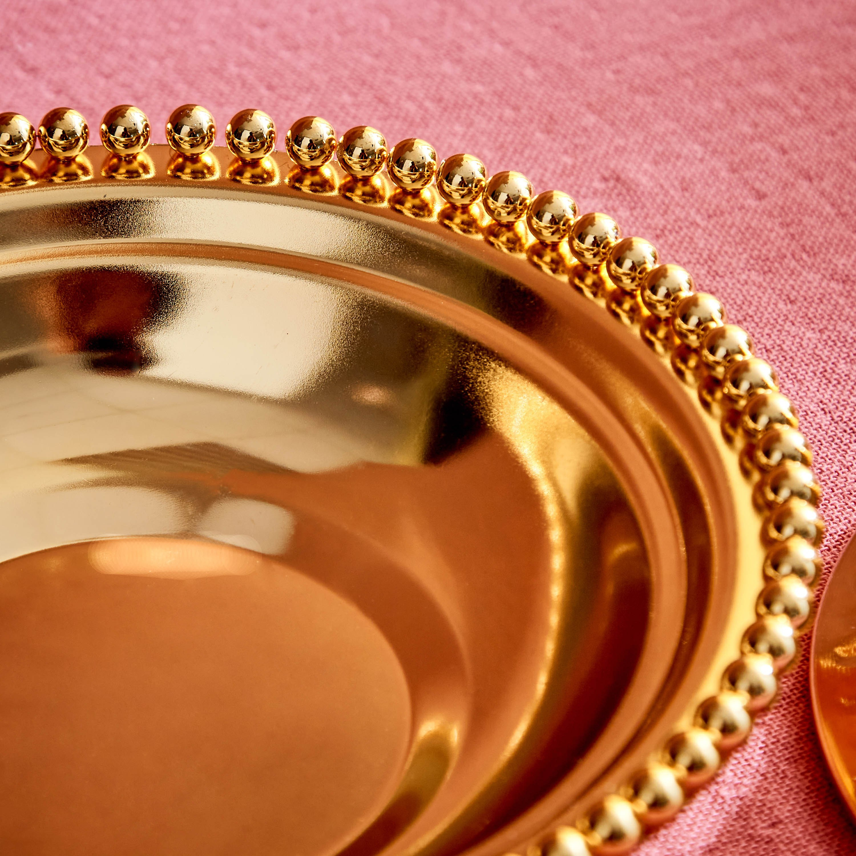 Trendy Gold Round Serving Bowl with Metal Cover-hbxdecorandfurnishings-tabletop-serveware-image-5