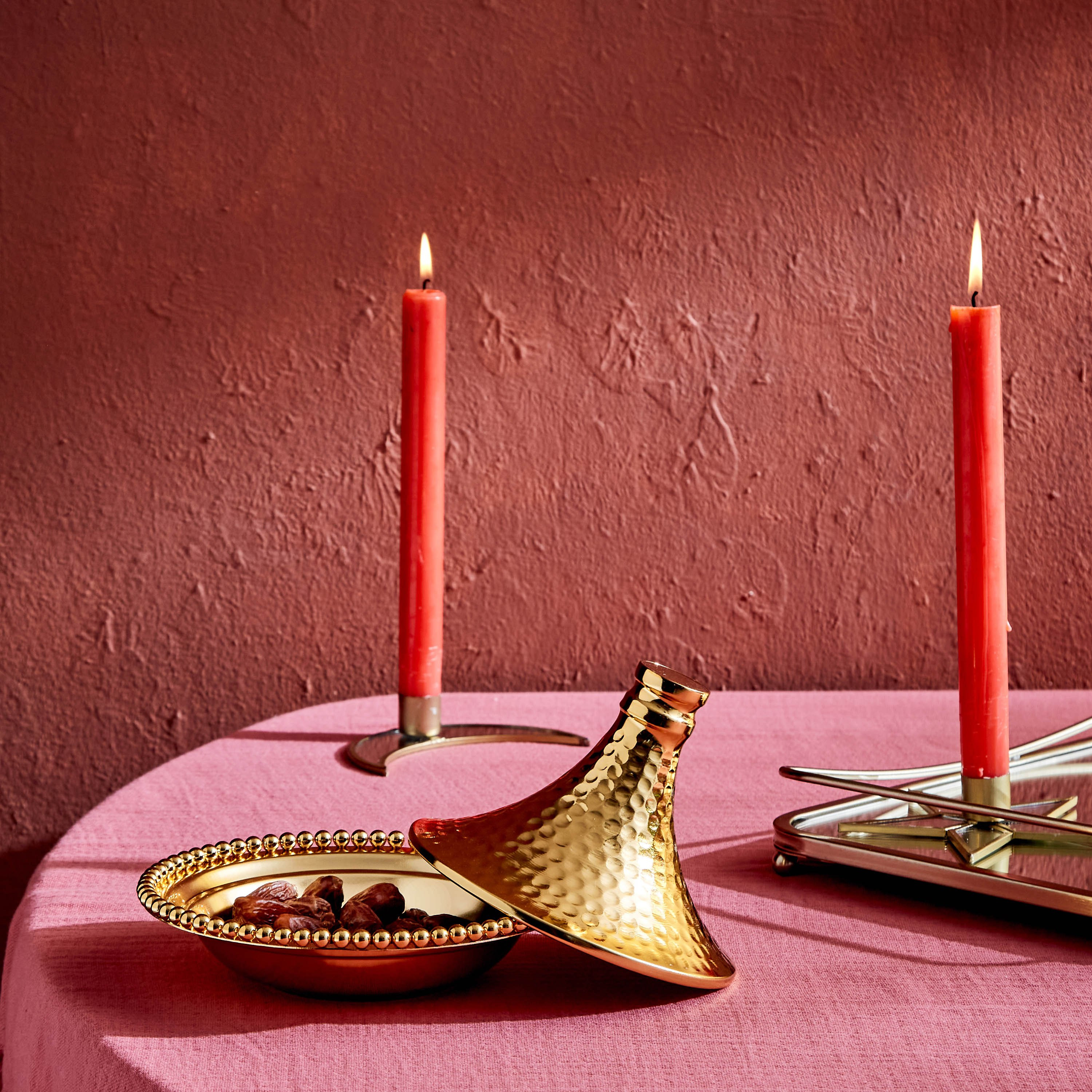 Trendy Gold Round Serving Bowl with Metal Cover-hbxdecorandfurnishings-tabletop-serveware-image-6
