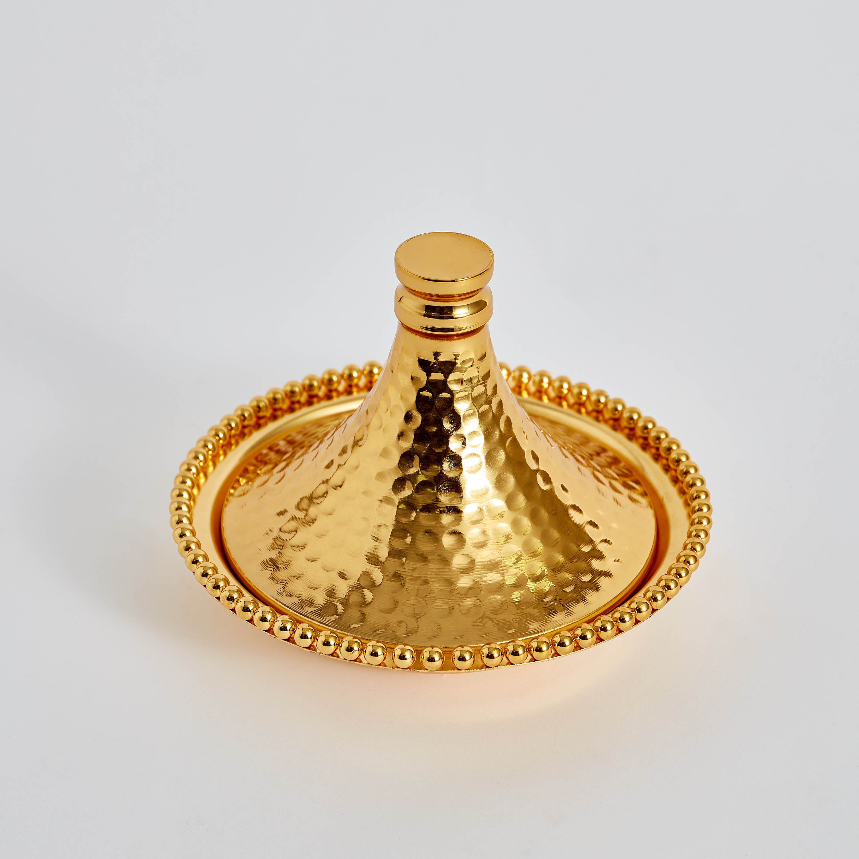 Trendy Gold Round Serving Bowl with Metal Cover-hbxdecorandfurnishings-tabletop-serveware-image-7