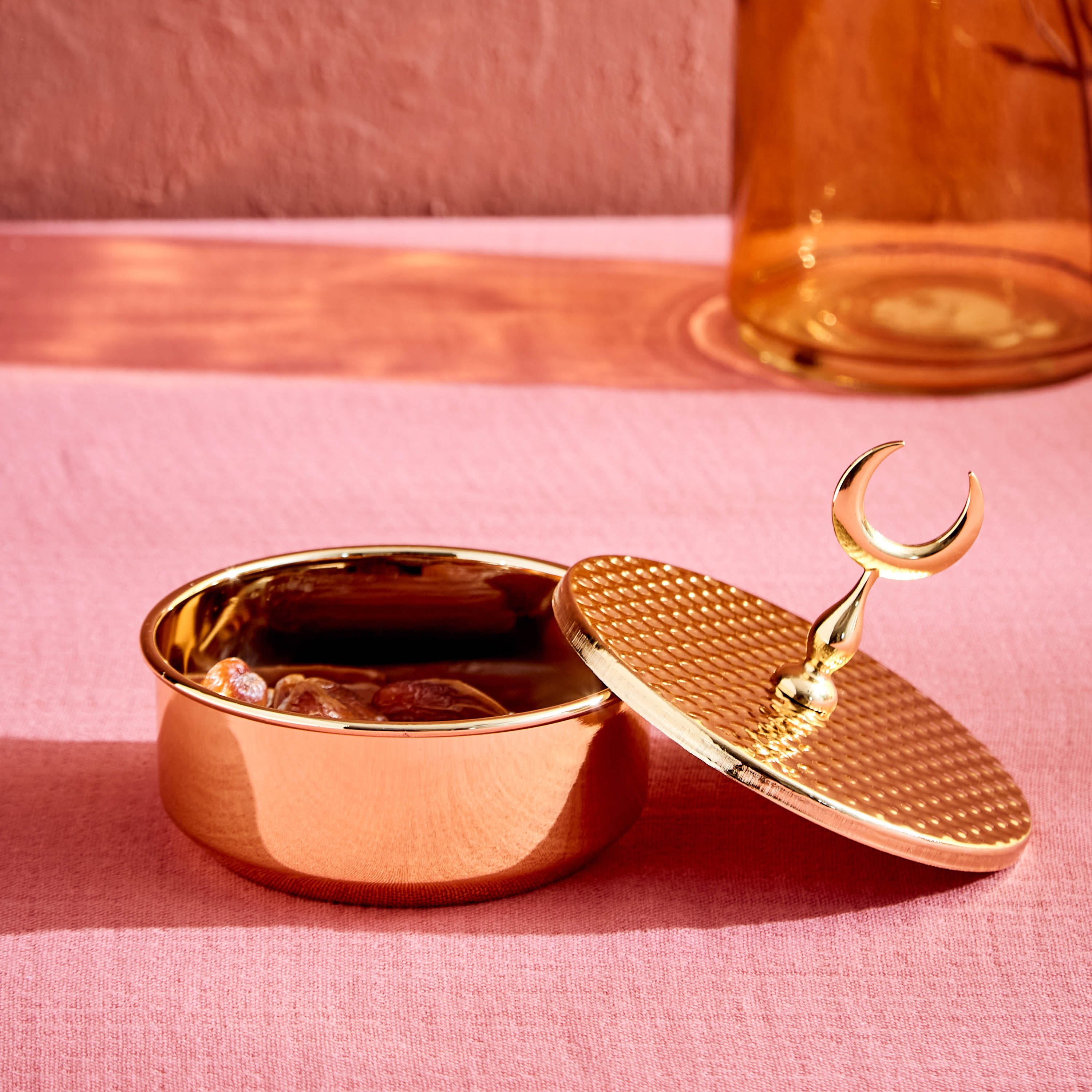 صندوق تقديم مستدير بغطاء من تريندي-hbxdecorandfurnishings-tabletop-serveware-image-1