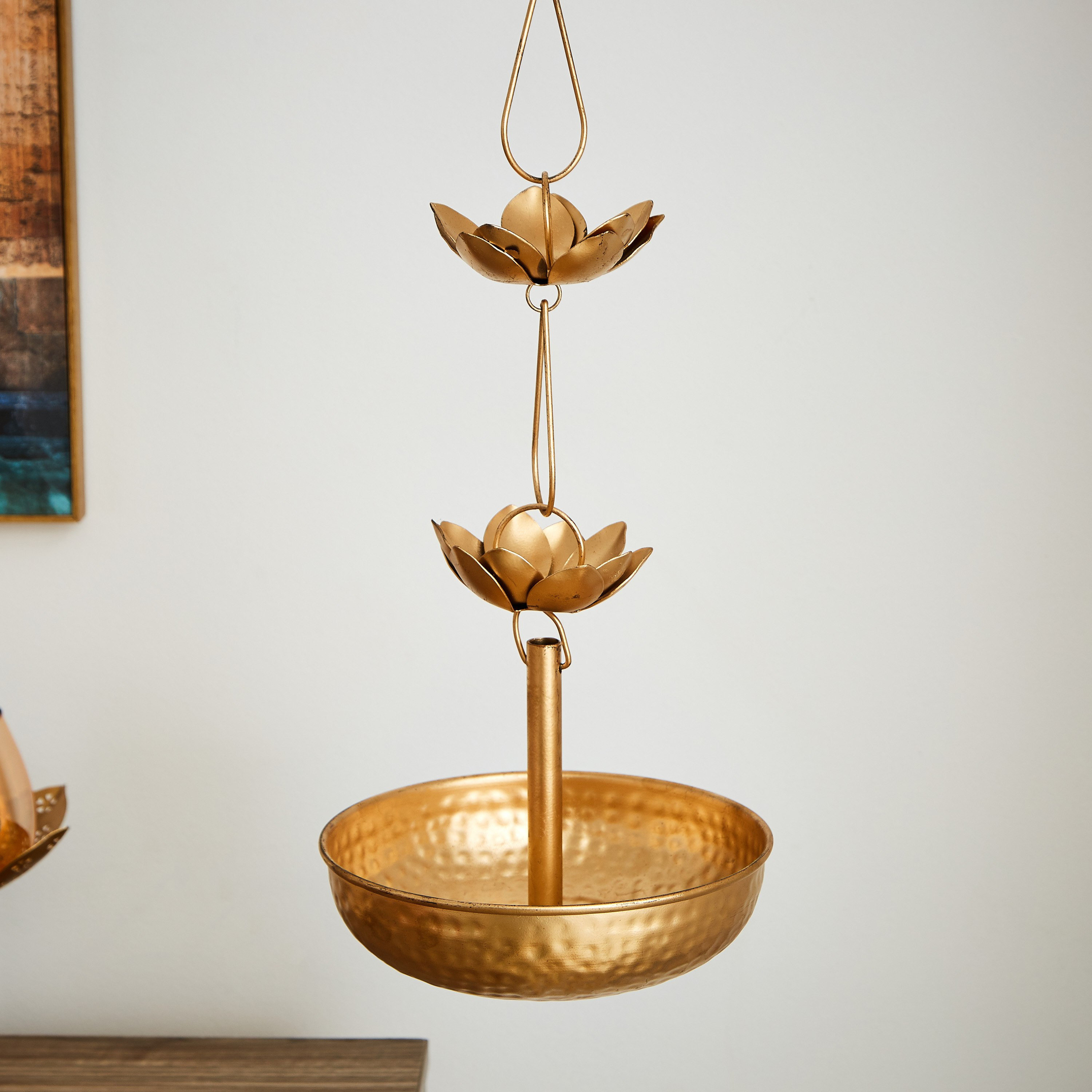 حامل شموع  صغيرة معدني معلق من سمرقند - 20x20x89 سم-hbxlivingroom-decorandaccessories-candleholders-image-2