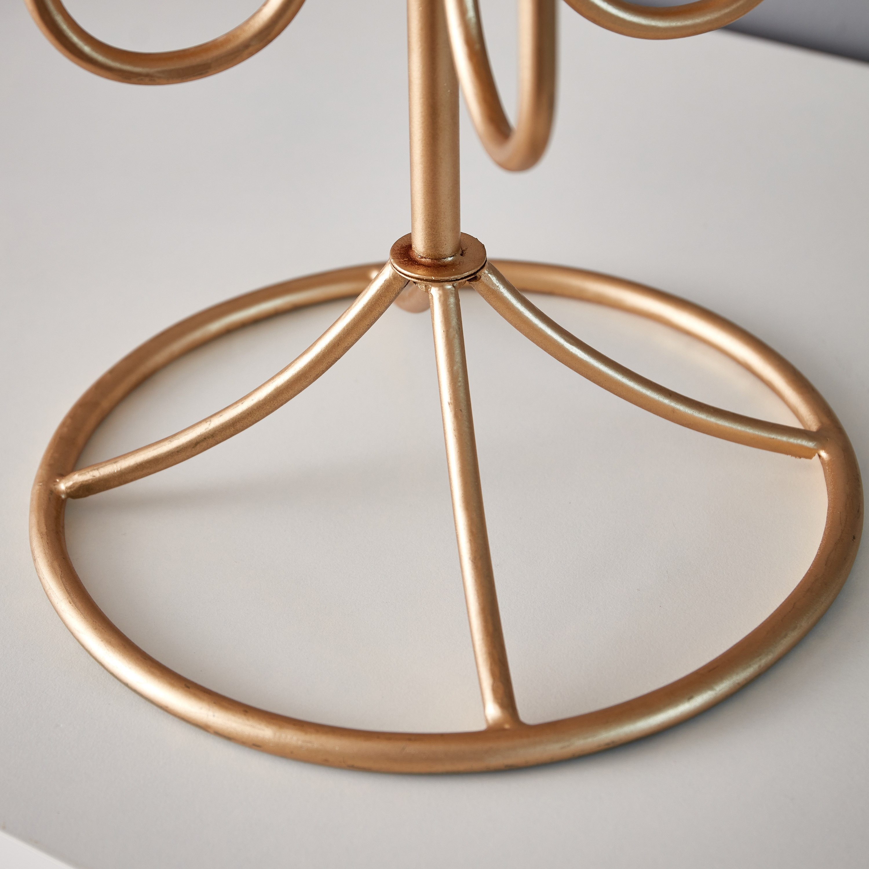حامل لـ9 شموع صغيرة من سمرقند ميتال لوتس شاما - 30x30x50 سم-hbxlivingroom-decorandaccessories-candleholders-image-4