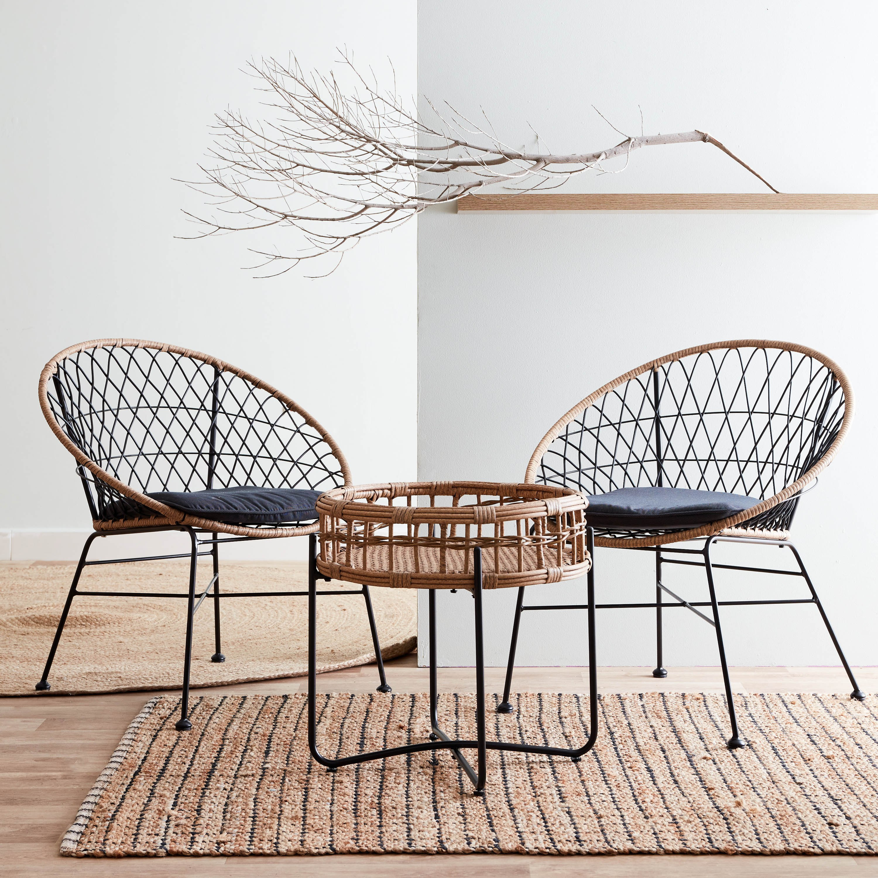 طقم للجلسات الخارجية 1+2 مع وسائد من رايكر-hbxfurniture-livingroom-teatablesets-image-1