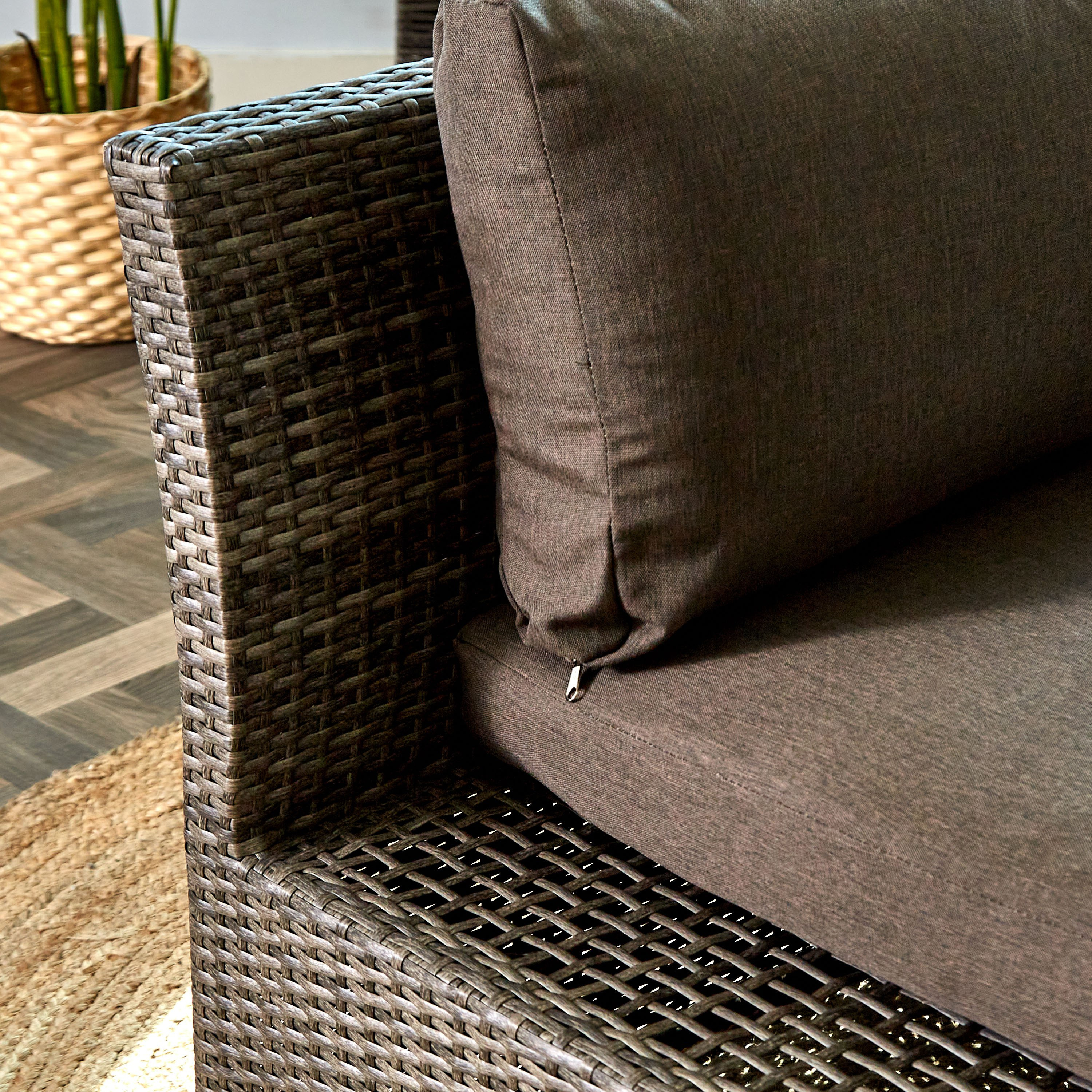 Bensa 2+1+1 Seater Outdoor Cushioned Sofa Set with 2 Ottomans and Coffee Table-hbxfurniture-sofasandarmchairs-sofasets-image-6