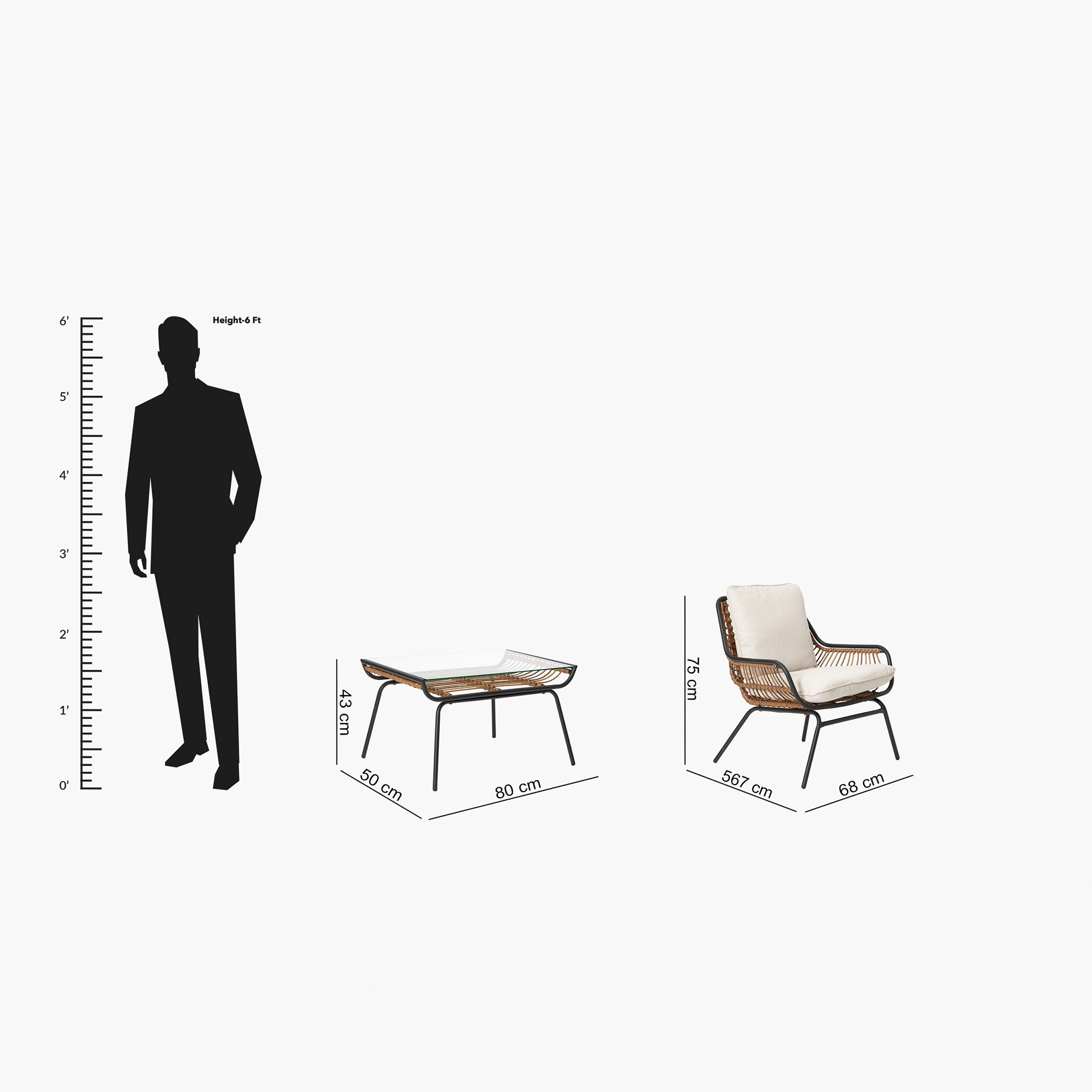 طقم كنبة موسّدة 4 مقاعد للجلسات الخارجية مع طاولة قهوة من لافيرتون-hbxfurniture-sofasandarmchairs-sofasets-image-15