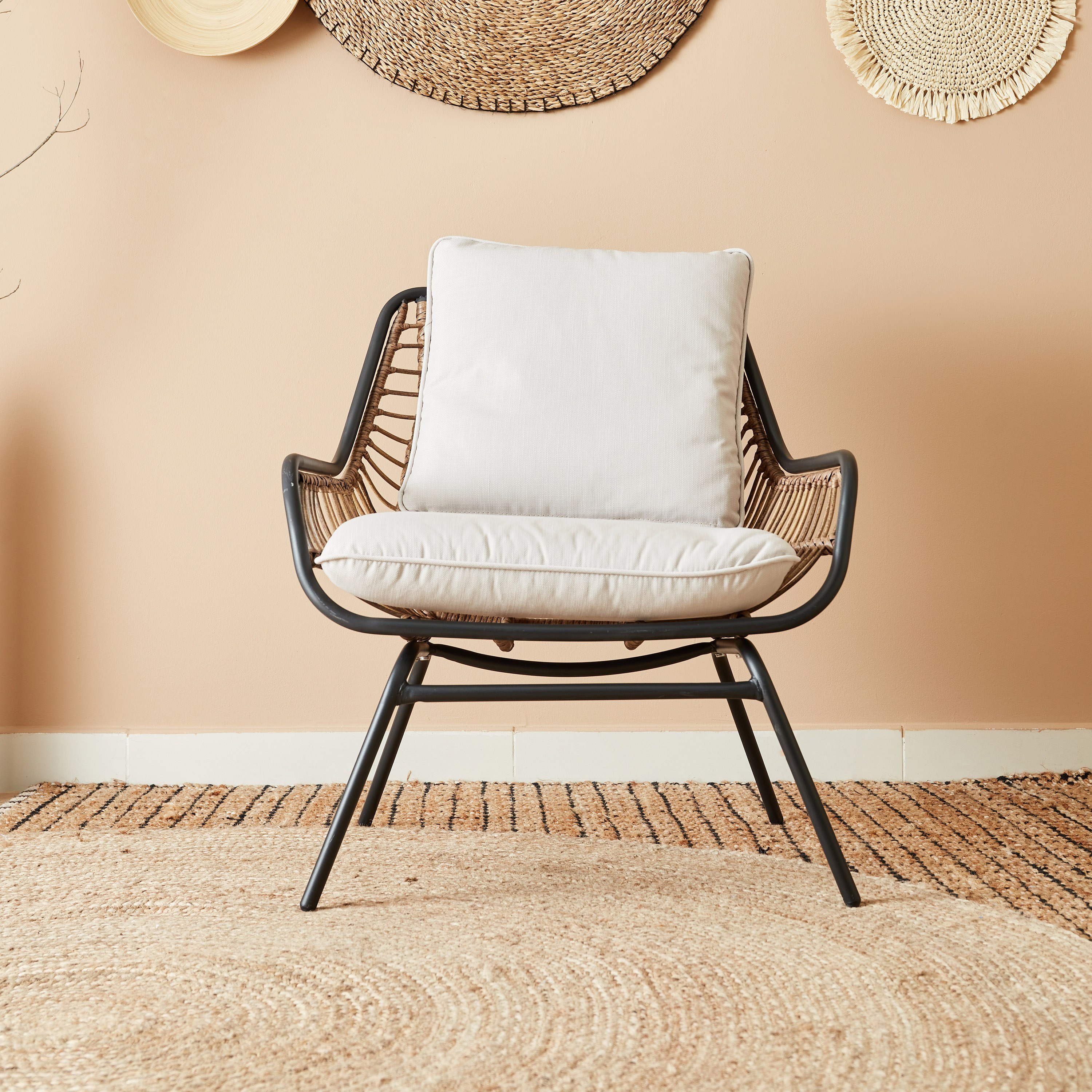 طقم كنبة موسّدة 4 مقاعد للجلسات الخارجية مع طاولة قهوة من لافيرتون-hbxfurniture-sofasandarmchairs-sofasets-image-8