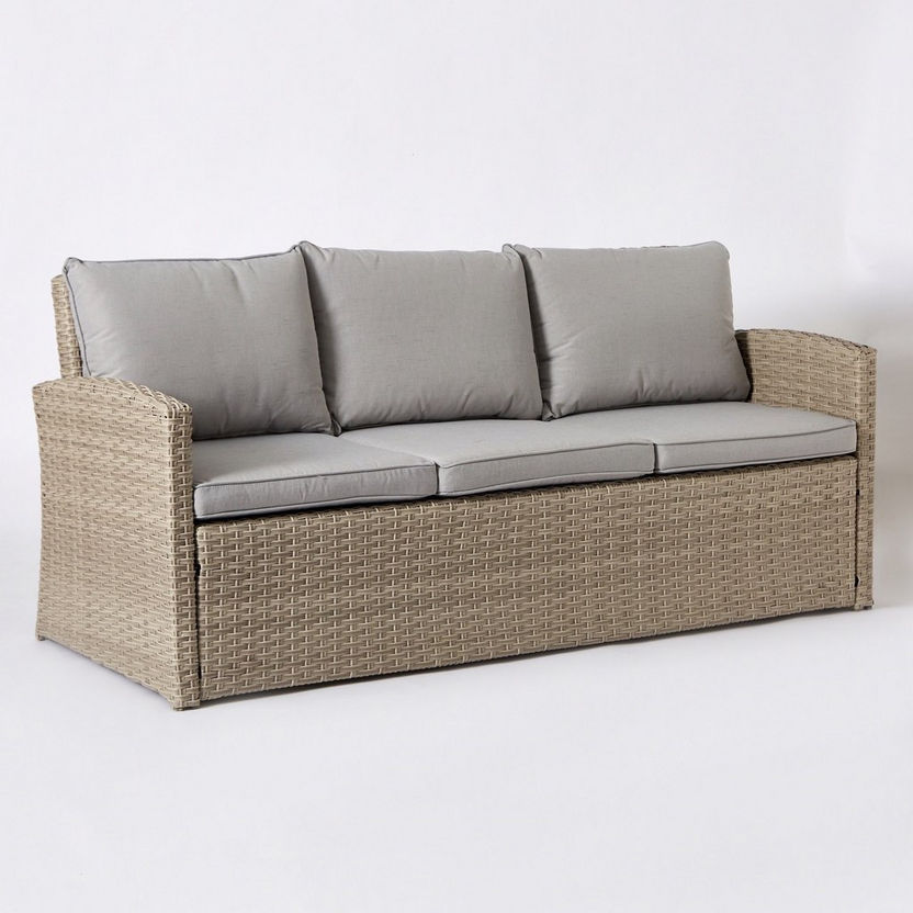 Arley 3+1+1 Seater Outdoor Cushioned Sofa Set with Coffee Table-Sofa Sets-image-13