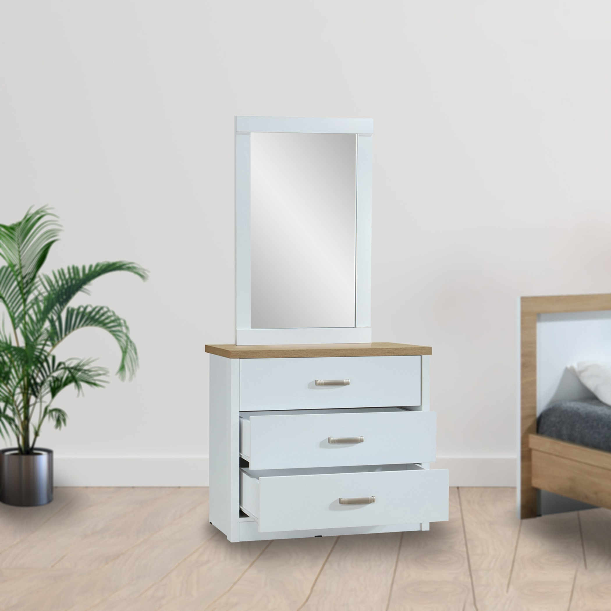 مرآة دون طاولة التزيين الصغيرة من سكاي-hbxfurniture-kidsroom-kidsdressersandmirrors-image-5