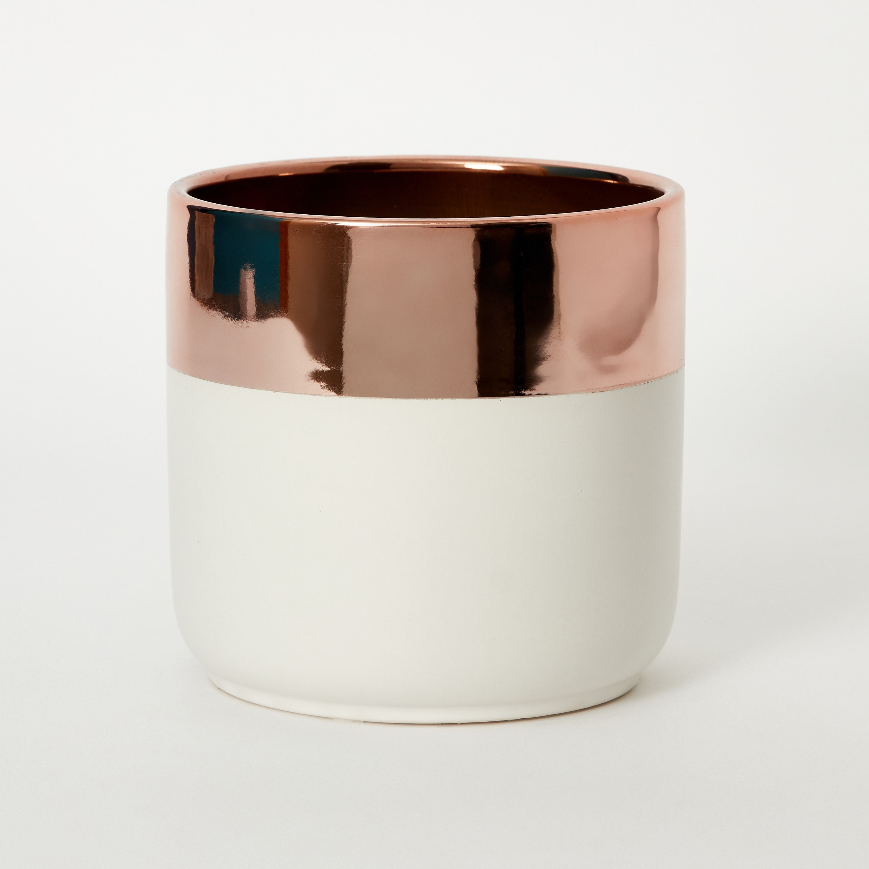 Tyrion Ceramic Dual Tone Cylinder Vase - 15.5x15.5x15 cm-hbxbedroom-decorandaccessories-vases-image-5