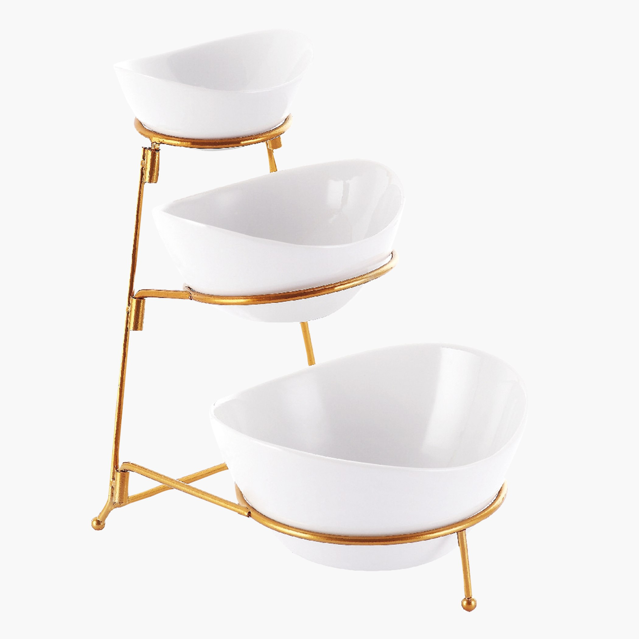 وعاء تقديم 3 طوابق مع حامل معدني من فيست-hbxdecorandfurnishings-tabletop-serveware-image-2